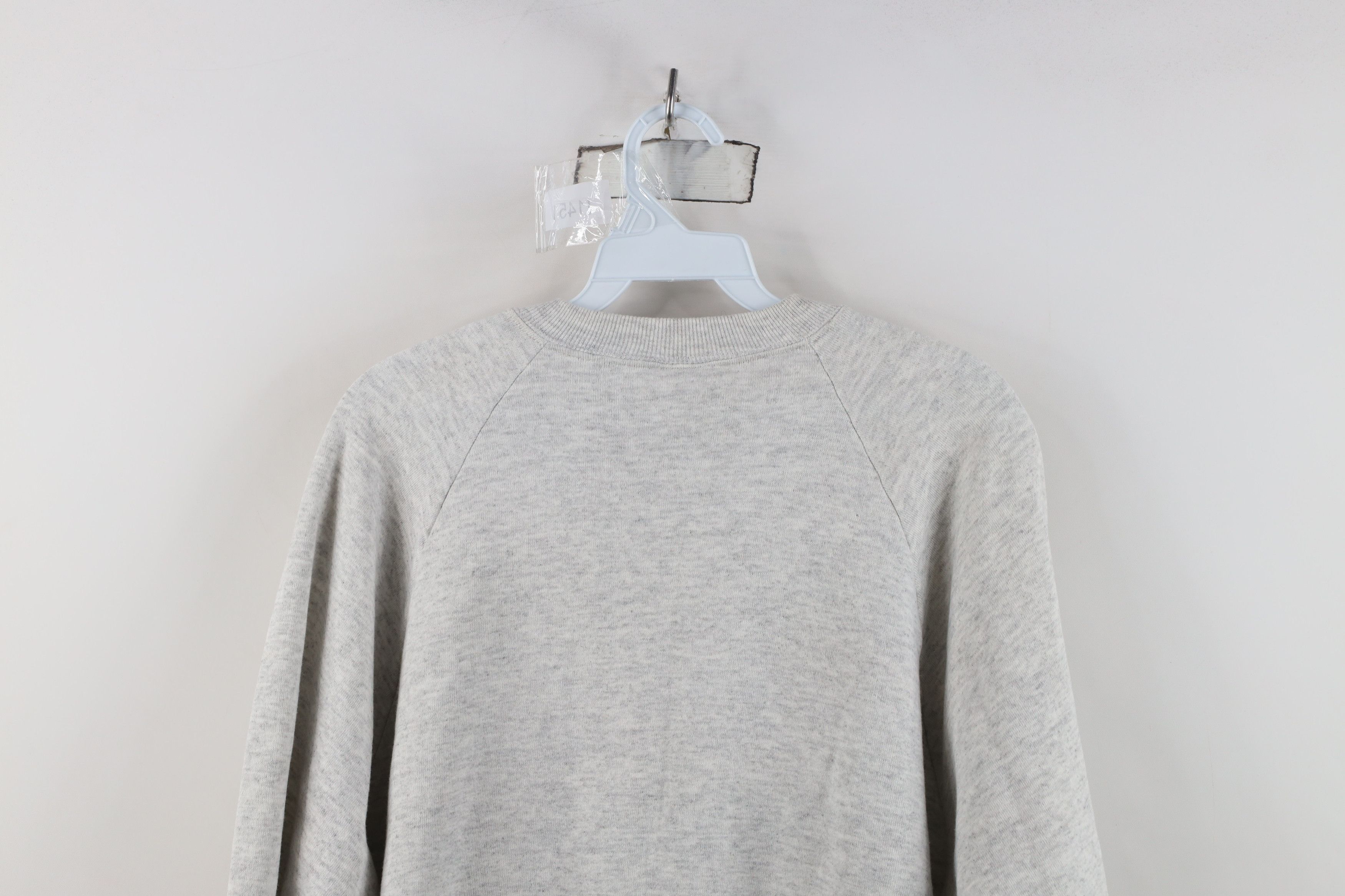 Vintage Vintage 90s Streetwear Crewneck Sweatshirt Heather Gray USA Size US XL / EU 56 / 4 - 13 Thumbnail