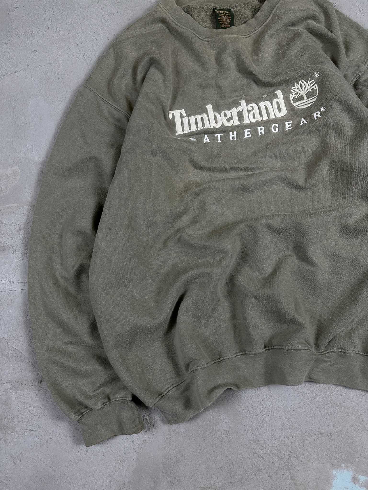 Timberland Vintage Y2k Timberland Boxy Oversized Spellout Sweatshirt Size US L / EU 52-54 / 3 - 5 Thumbnail