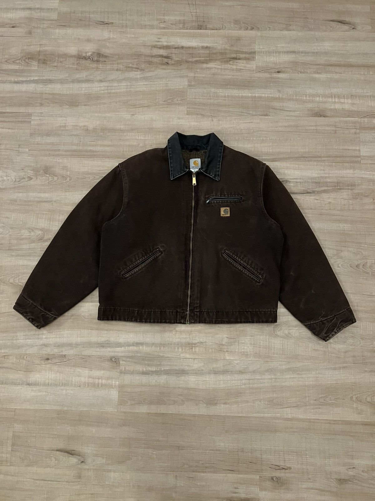Carhartt Vintage Carhartt J97 DKB Detroit Jacket Size Large Excellent Size US L / EU 52-54 / 3 - 1 Thumbnail