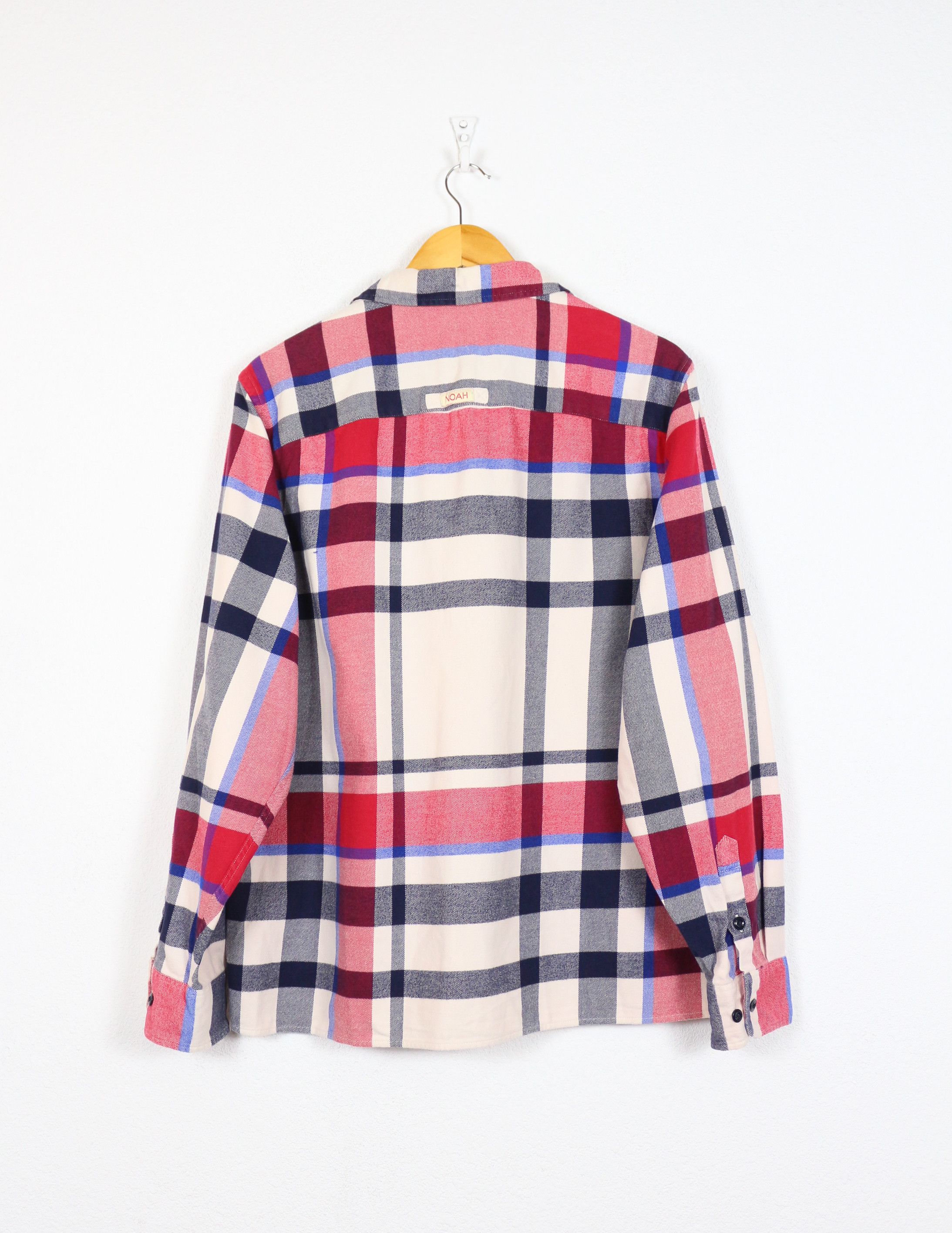 Noah Noah Plaid Flannel Heavyweight Cotton Shirt SS20 Camp Collar Size US XL / EU 56 / 4 - 6 Thumbnail