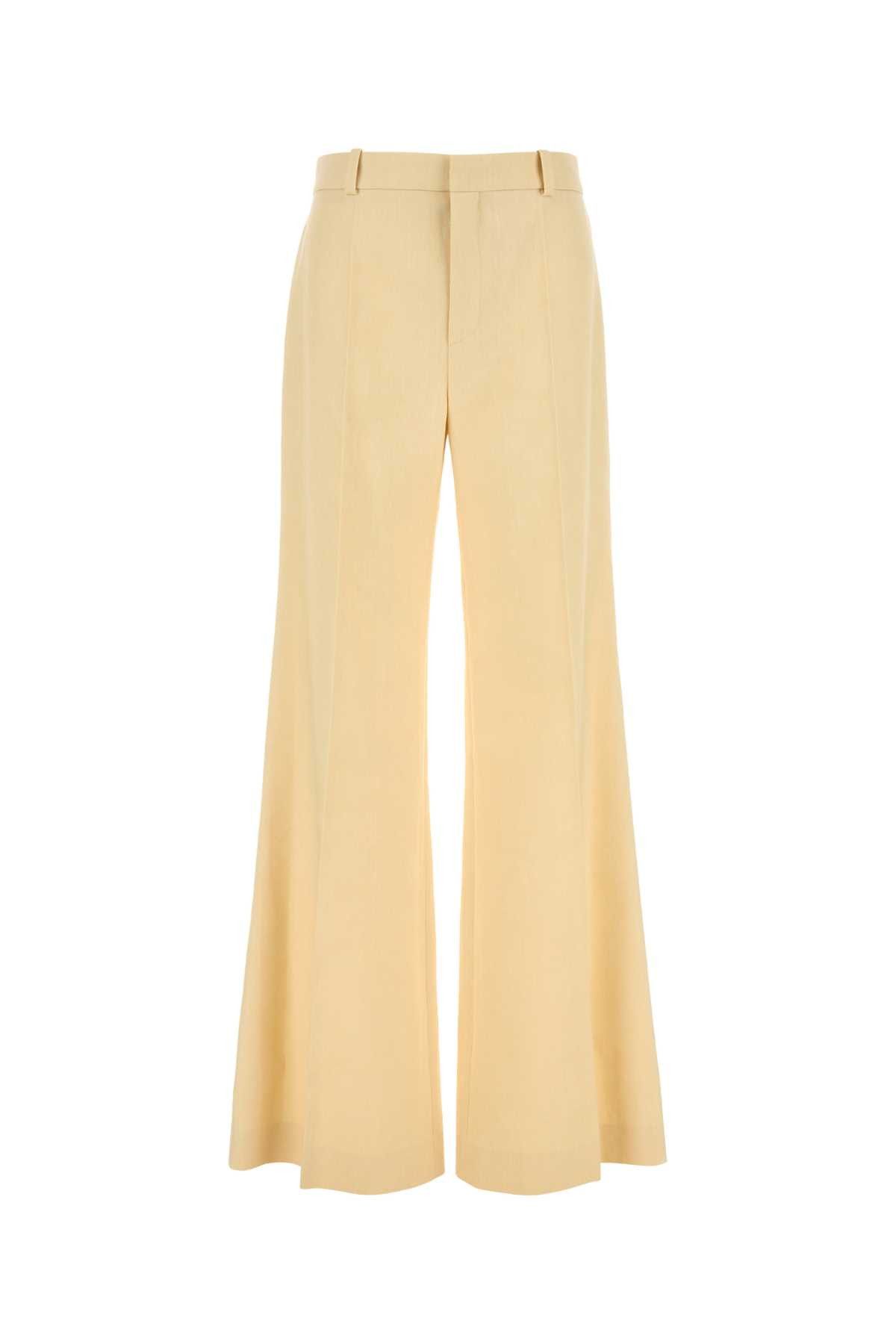 Chloe Cream Canvas Wide-Leg Pant Size 30" / US 8 / IT 44 - 1 Thumbnail