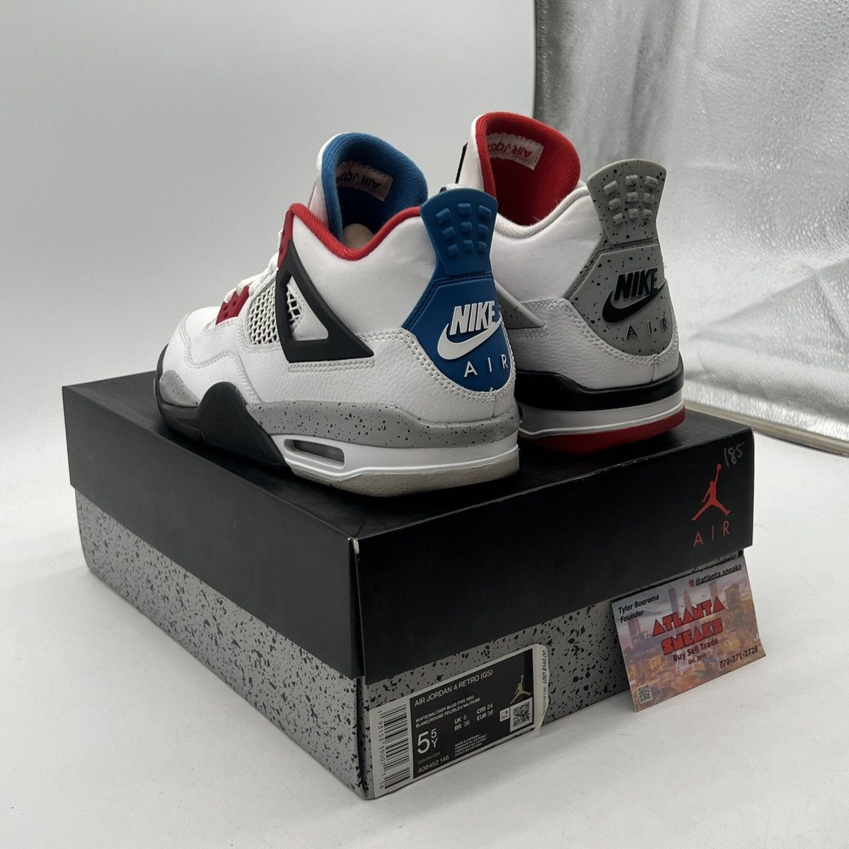 Jordan Brand Air Jordan 4 what the 4 Size US 5.5 / EU 38 - 4 Thumbnail