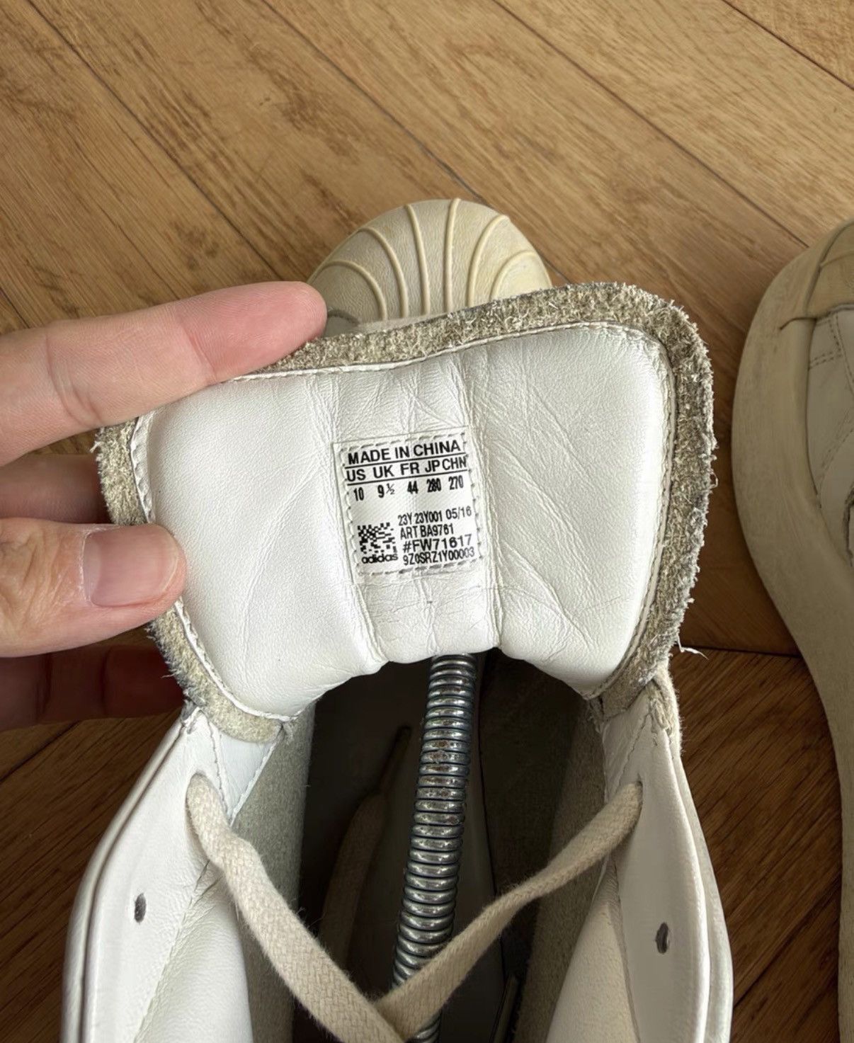 Adidas × Rick Owens Adidas x Rick Owens Mastodon Pro Model II Sneakers Size 10 Size US 10 / EU 43 - 7 Thumbnail