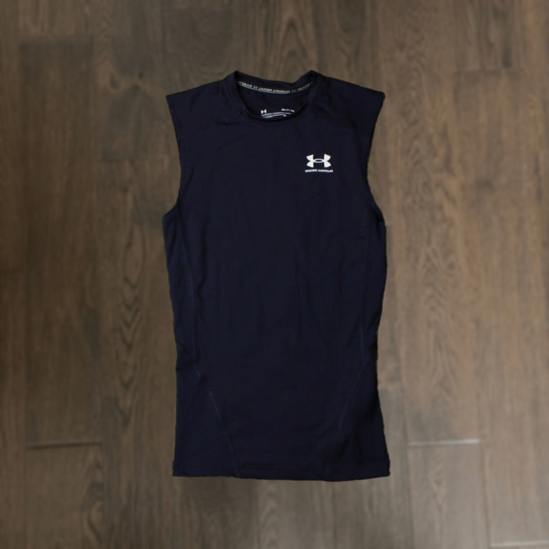 Under Armour Under Armour HeatGear Vest Shirt 2023 Men Size S Navy Blue Sleeveless Crossfit Base Layers Workout Jersey Vest Size US S / EU 44-46 / 1 - 1 Thumbnail
