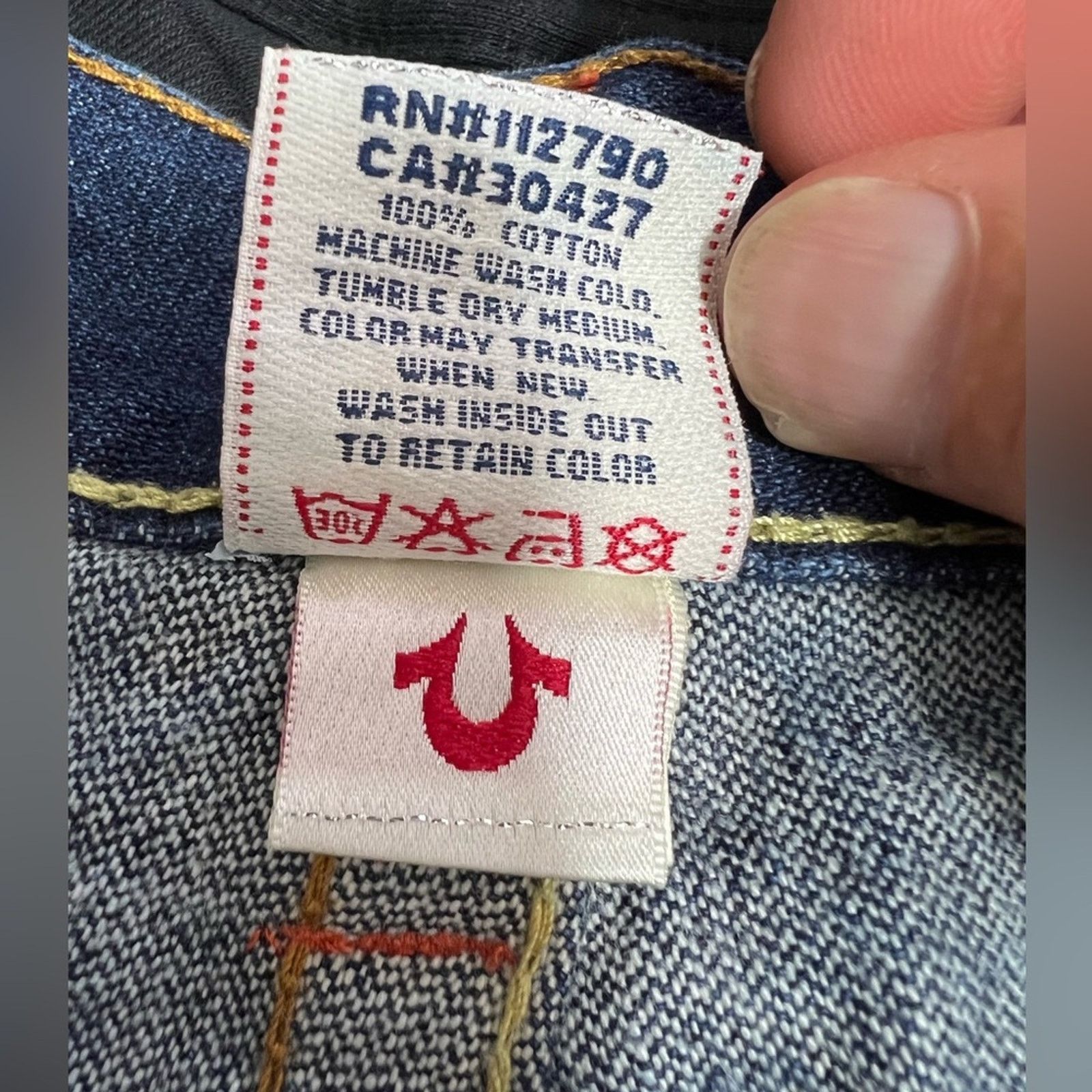 True Religion VTG True Religion Bobby Big T Baggy Denim Jeans Mens 32x34 Size US 32 / EU 48 - 8 Thumbnail