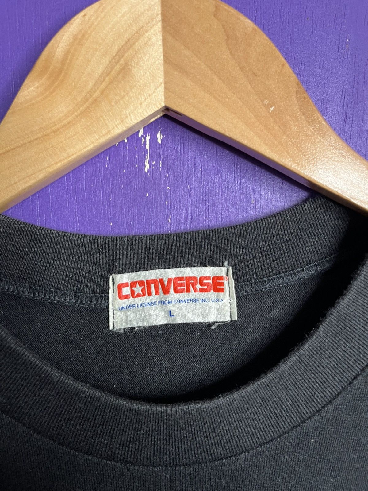 Converse × NBA × Vintage Vintage 90s Converse Larry Johnson grandmama t-shirt Size US L / EU 52-54 / 3 - 4 Thumbnail