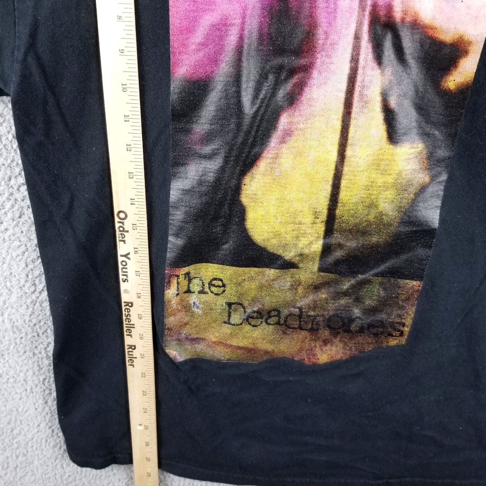Vintage Rock Band The Deadrones Shirt Men L Black Tee Creepbeat Band Music Tee 90s? Size US L / EU 52-54 / 3 - 5 Thumbnail
