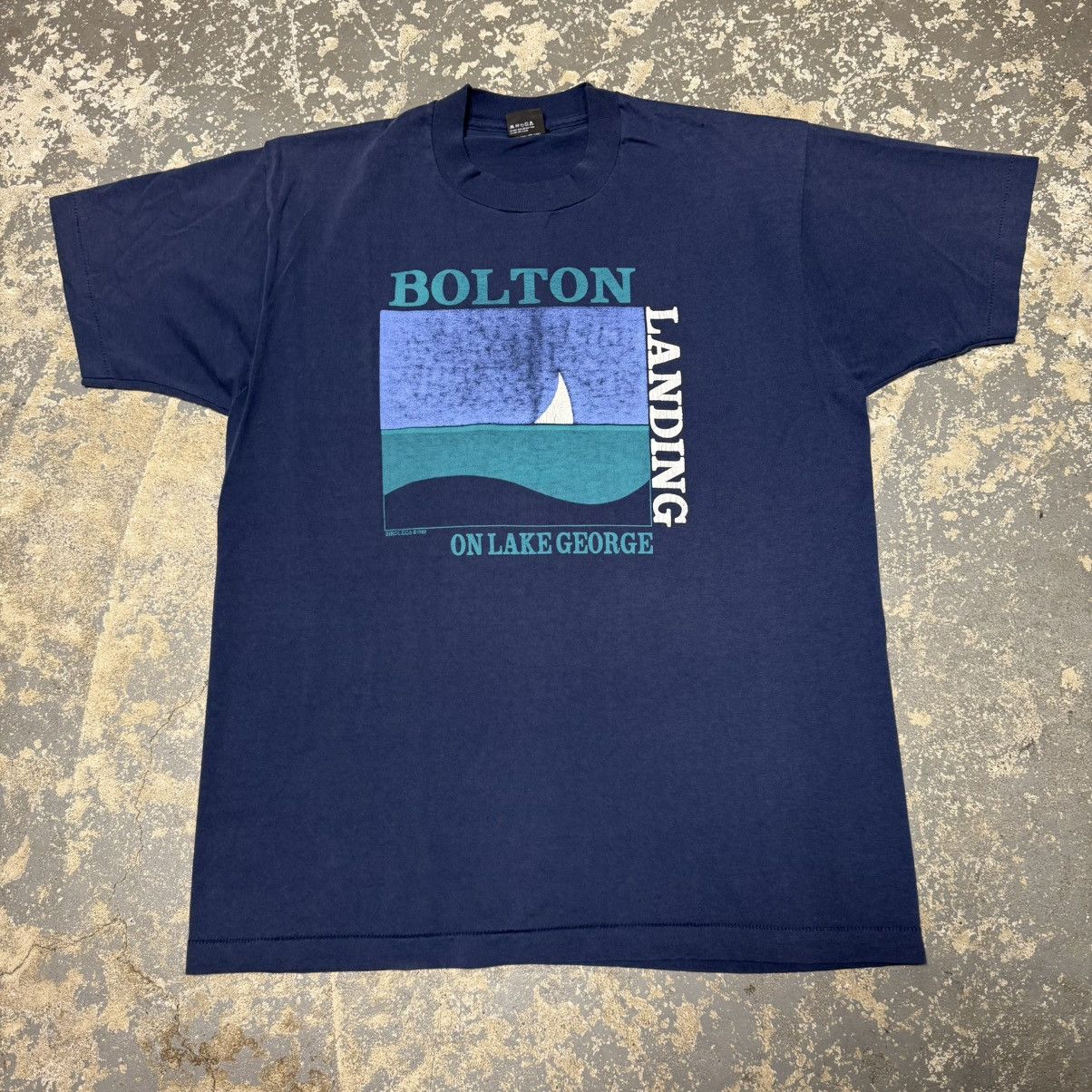 Vintage Bolton Landing On Lake George NY Outdoor Tshirt