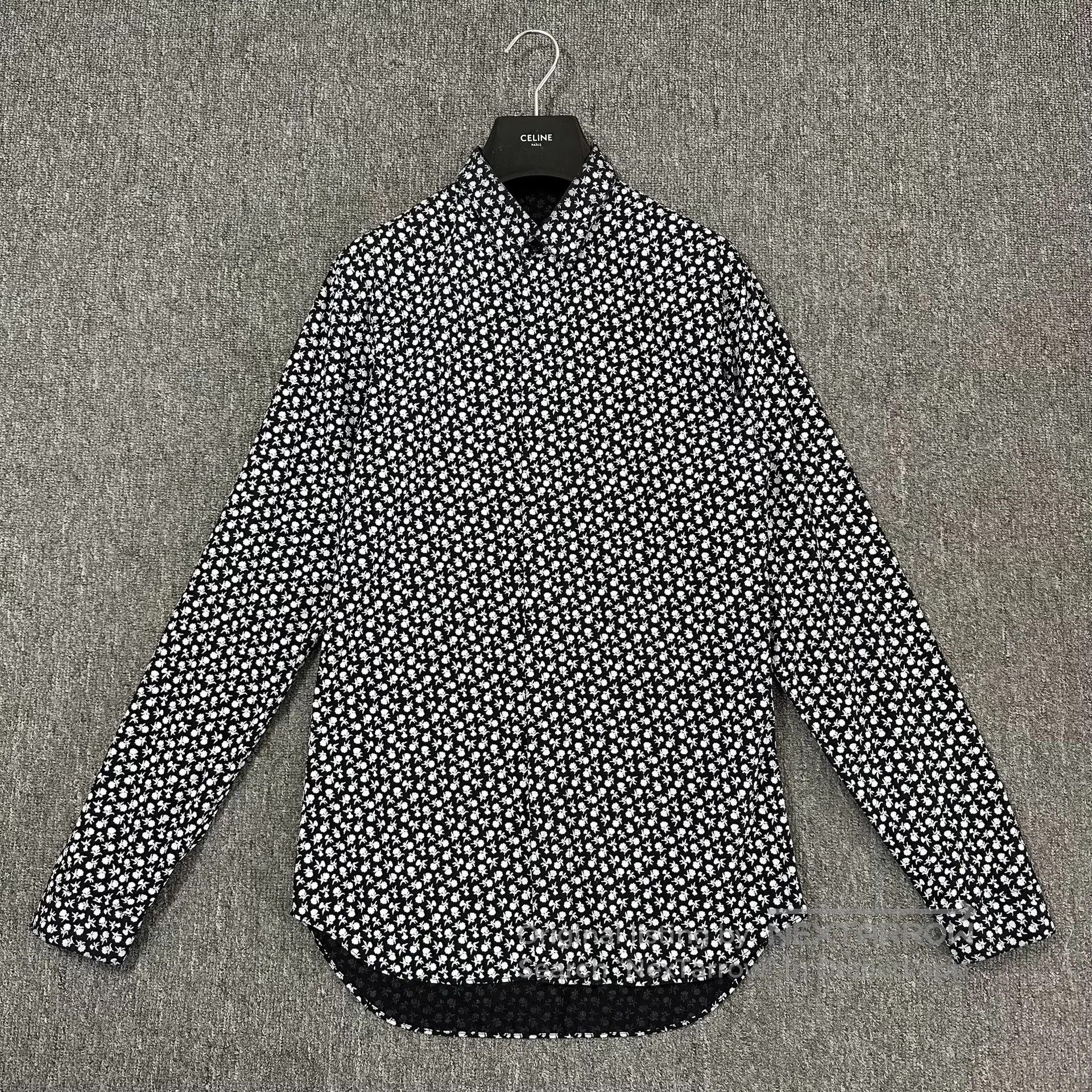 Dior Dior Black Floral Print Shirt. Size S / US 4 / IT 40 - 1 Thumbnail