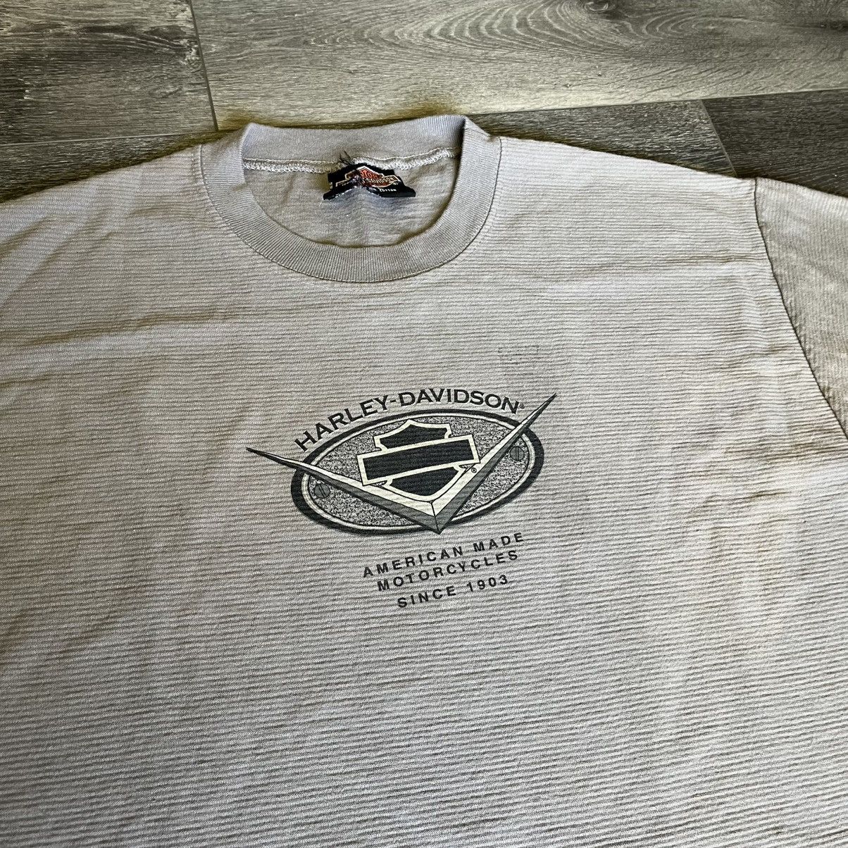 Harley Davidson × Vintage Vintage 1990s Harley Davidson Carolina Coast Motorcycles Tee Size US L / EU 52-54 / 3 - 3 Thumbnail