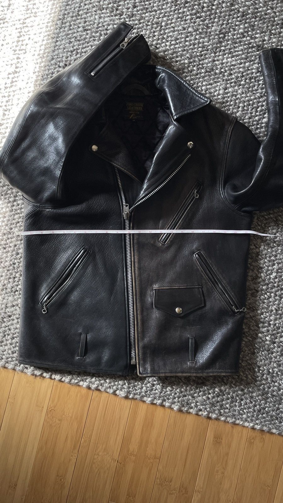 Fine Creek FINE CREEK LEATHERS LEON CUSTOM LEATHER JACKET Size US S / EU 44-46 / 1 - 15 Thumbnail
