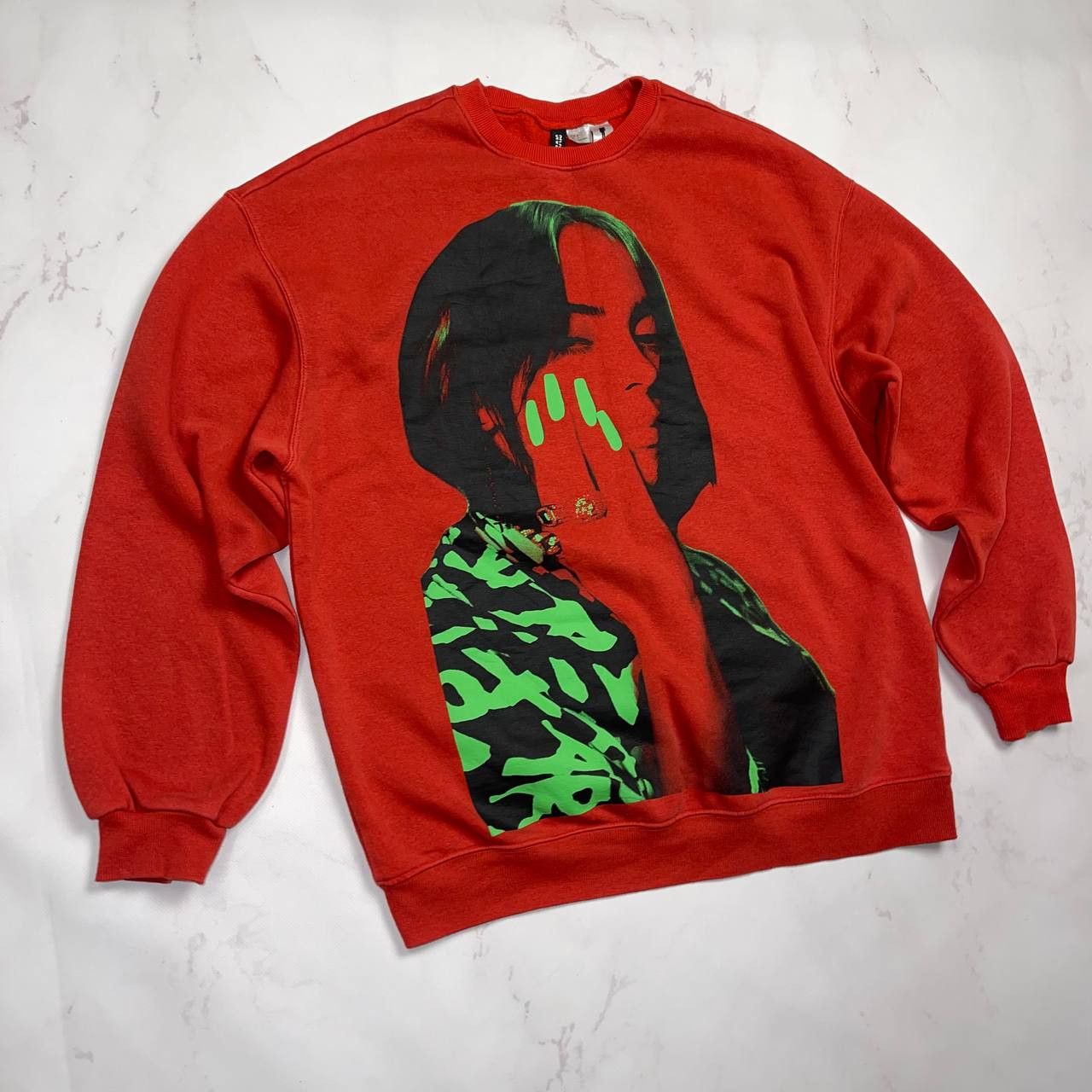 Vintage Sweat-shirt Billie Eilish H&M rare graphique logo S Size US S / EU 44-46 / 1 - 4 Thumbnail