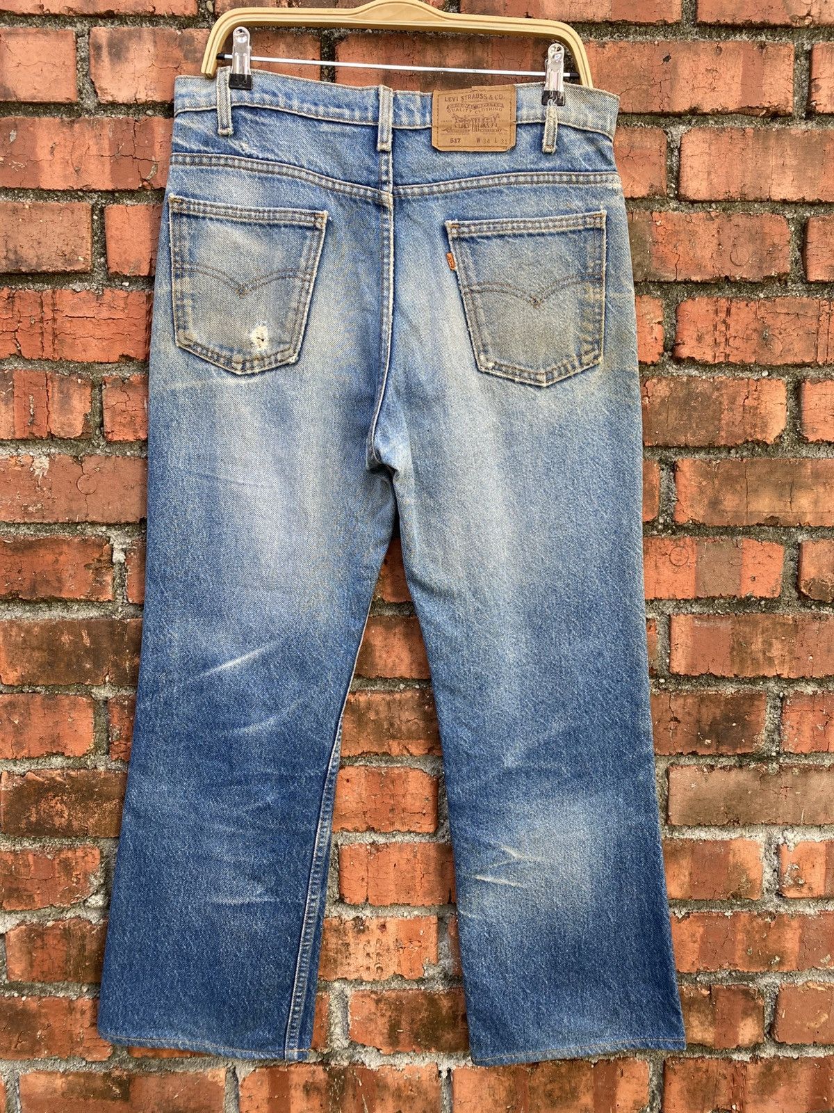 Levi's Vintage Clothing W34x27 Vintage levi's 517 flare orange tab made in USA Size US 34 / EU 50 - 2 Thumbnail