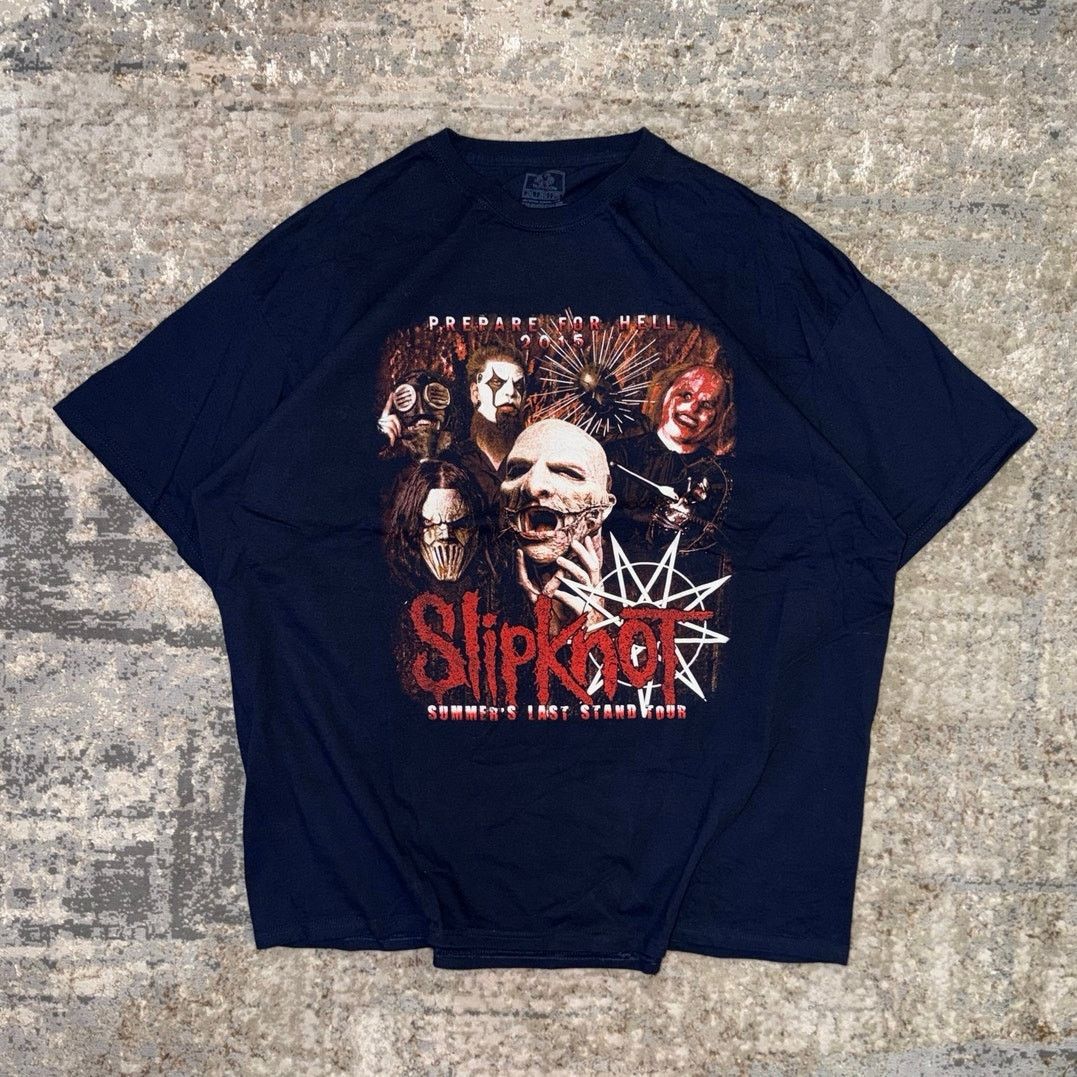 Slipknot Slipknot 2015 Prepare For Hell Tour T-Shirt Size Mens XXL Size US XXL / EU 58 / 5 - 1 Thumbnail