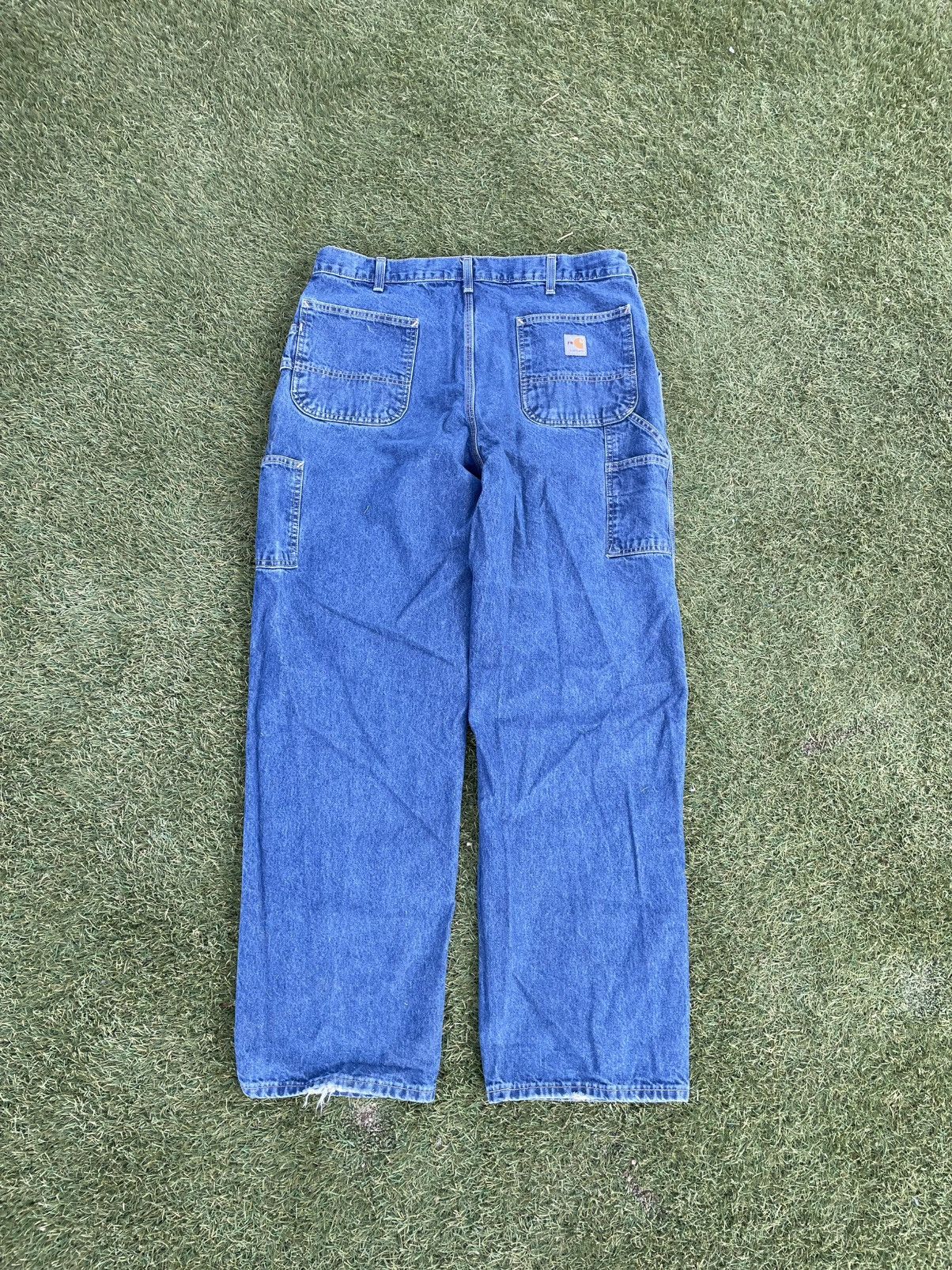 Carhartt Carhartt FRB13 DNM Flame Resistant Mens 38x34 Blue Jeans Size US 38 / EU 54 - 7 Thumbnail