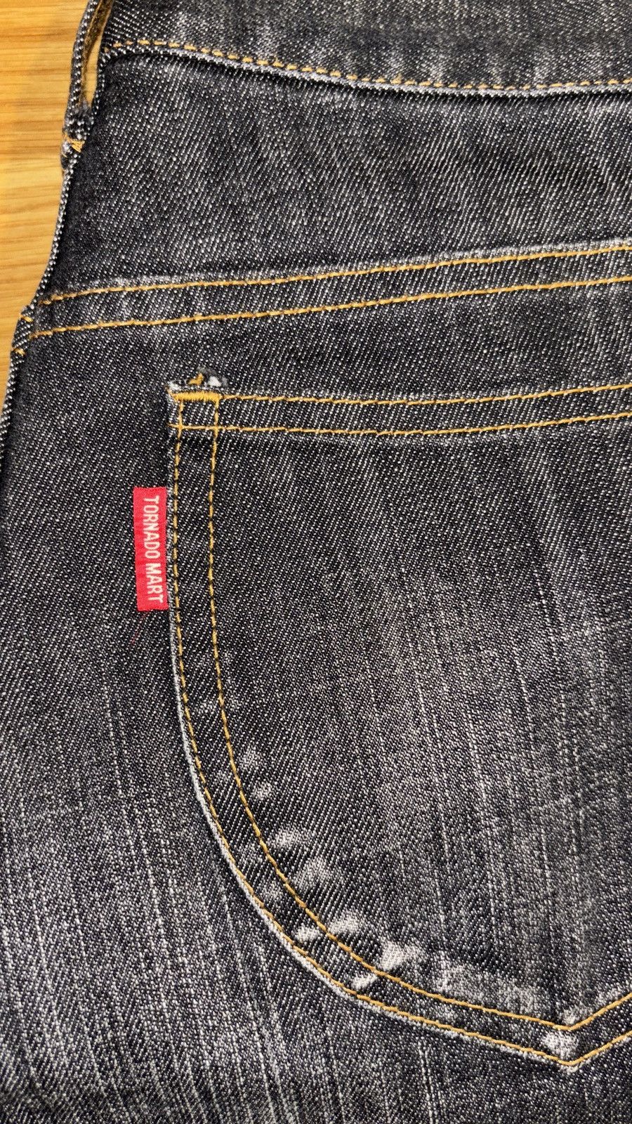 Tornado Mart Tornado Mart Black Washed Flared Jeans Size US 31 - 4 Thumbnail