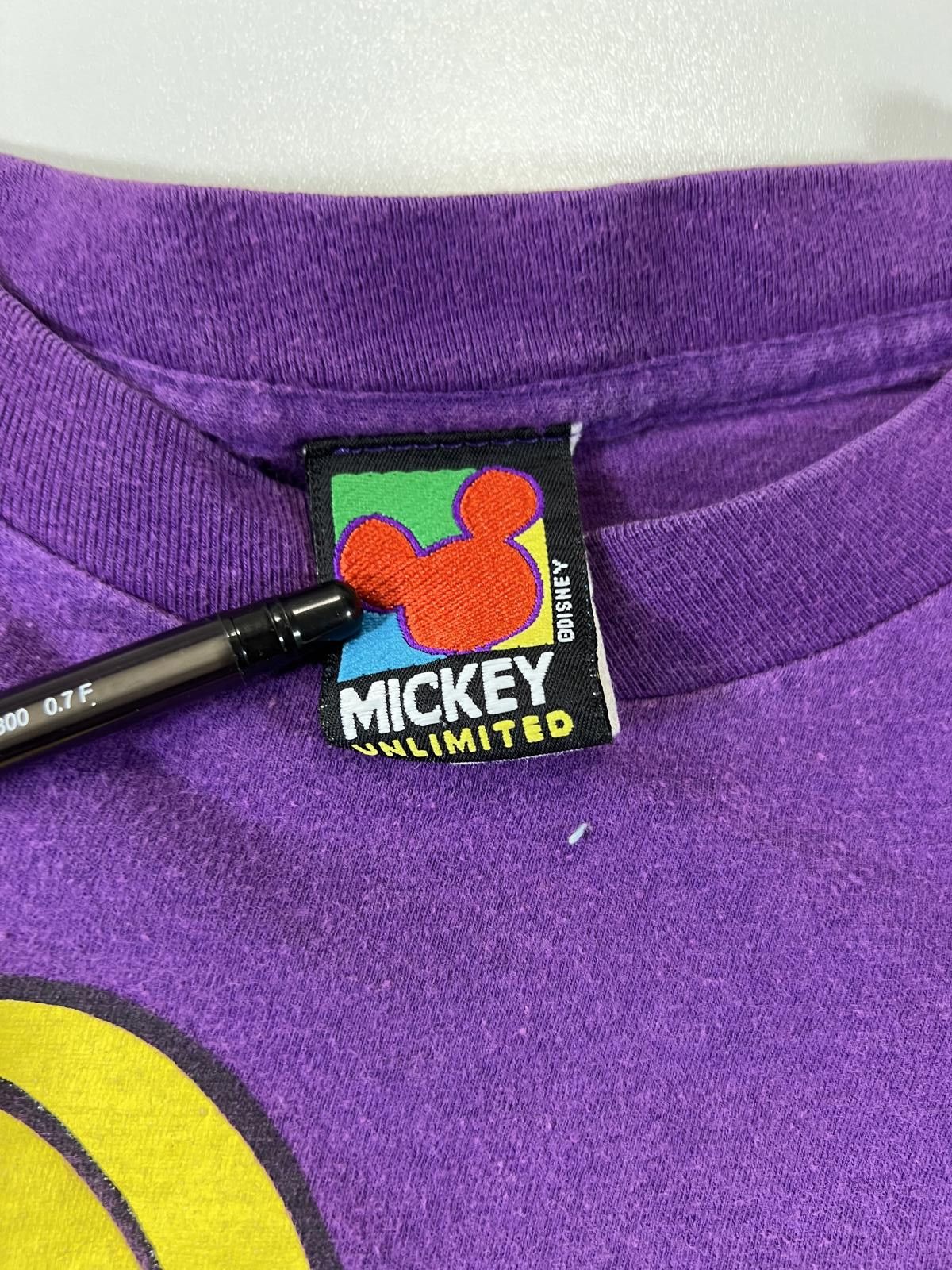 Mickey Unlimited Vintage Purple Mickey Mouse Graphic T-Shirt Size US M / EU 48-50 / 2 - 3 Thumbnail
