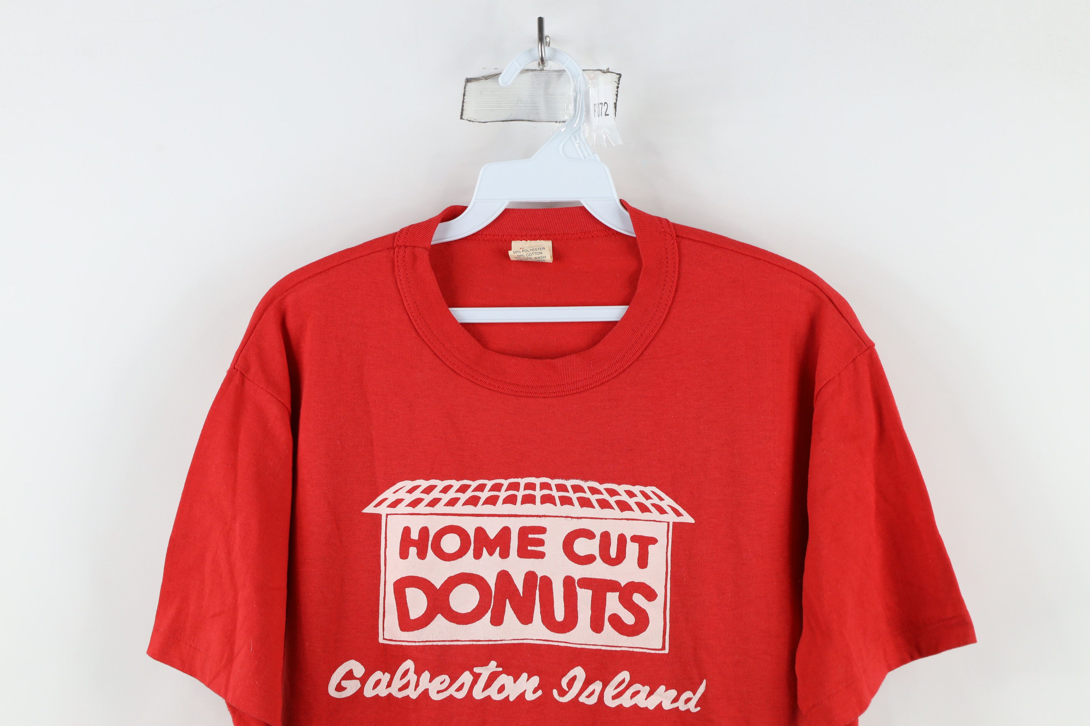 Vintage Vintage 80s 90s Home Cut Donuts Galveston Island T-Shirt USA Size US L / EU 52-54 / 3 - 2 Thumbnail