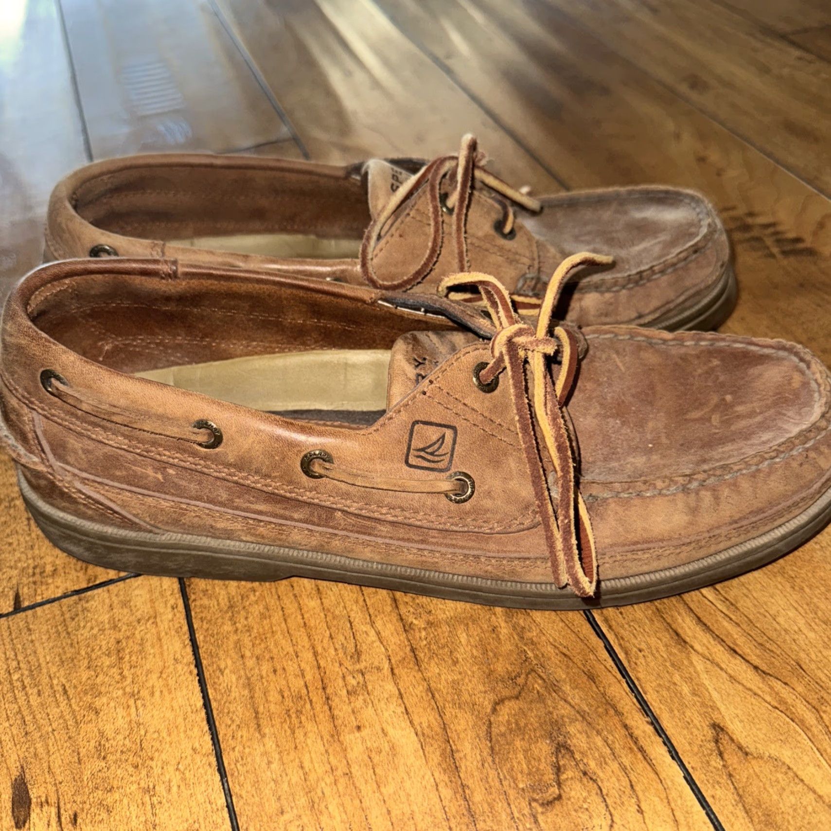 Sperry Sperry Top Sider Boat Shoes Men 10.5 Brown Leather Casual Top Sider Boat Shoe Size US L / EU 52-54 / 3 - 5 Thumbnail