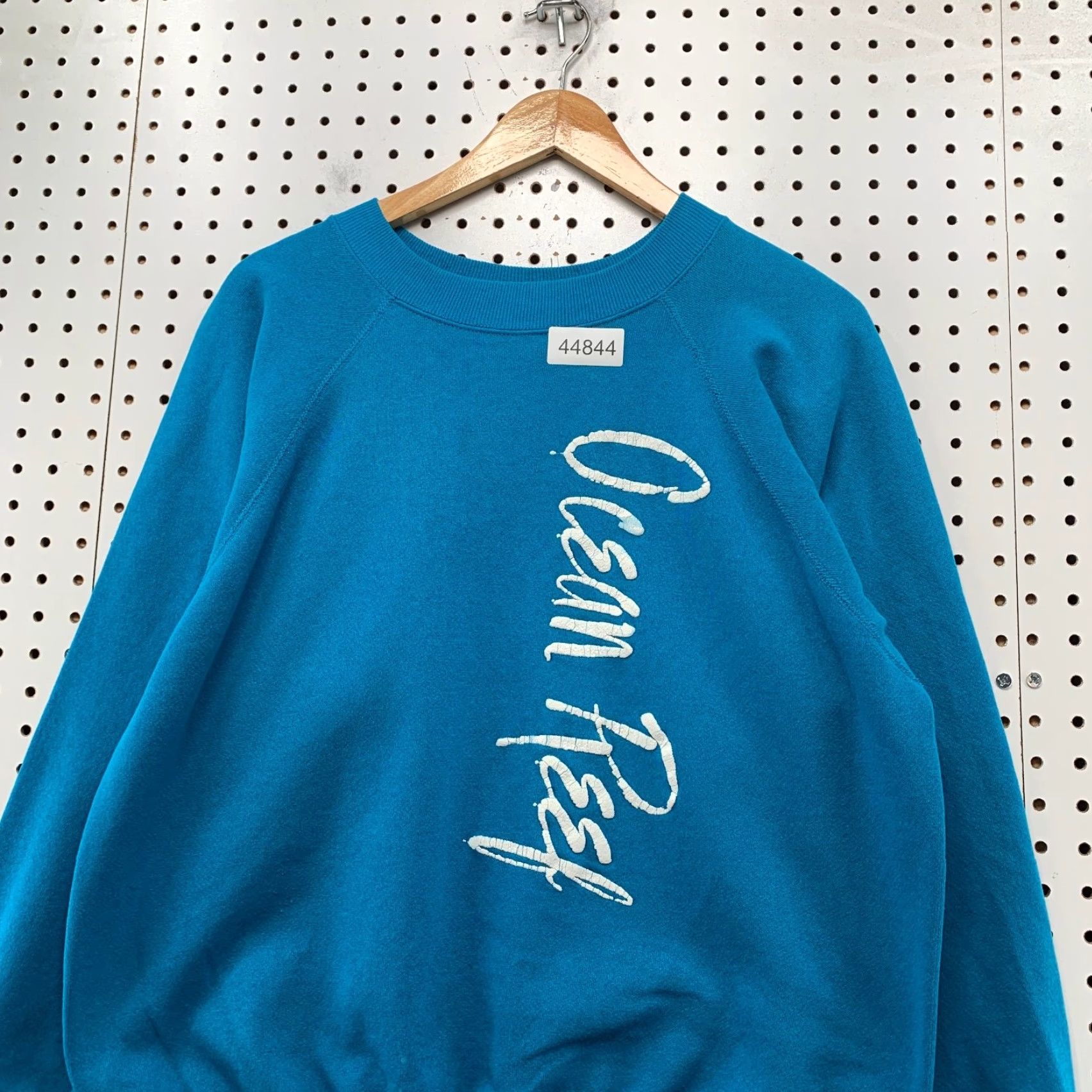 REEF VINTAGE Ocean Reef Sweatshirt Mens Medium Blue Crewneck Fleece USA Surf 80s 90s Beach Size US M / EU 48-50 / 2 - 2 Thumbnail
