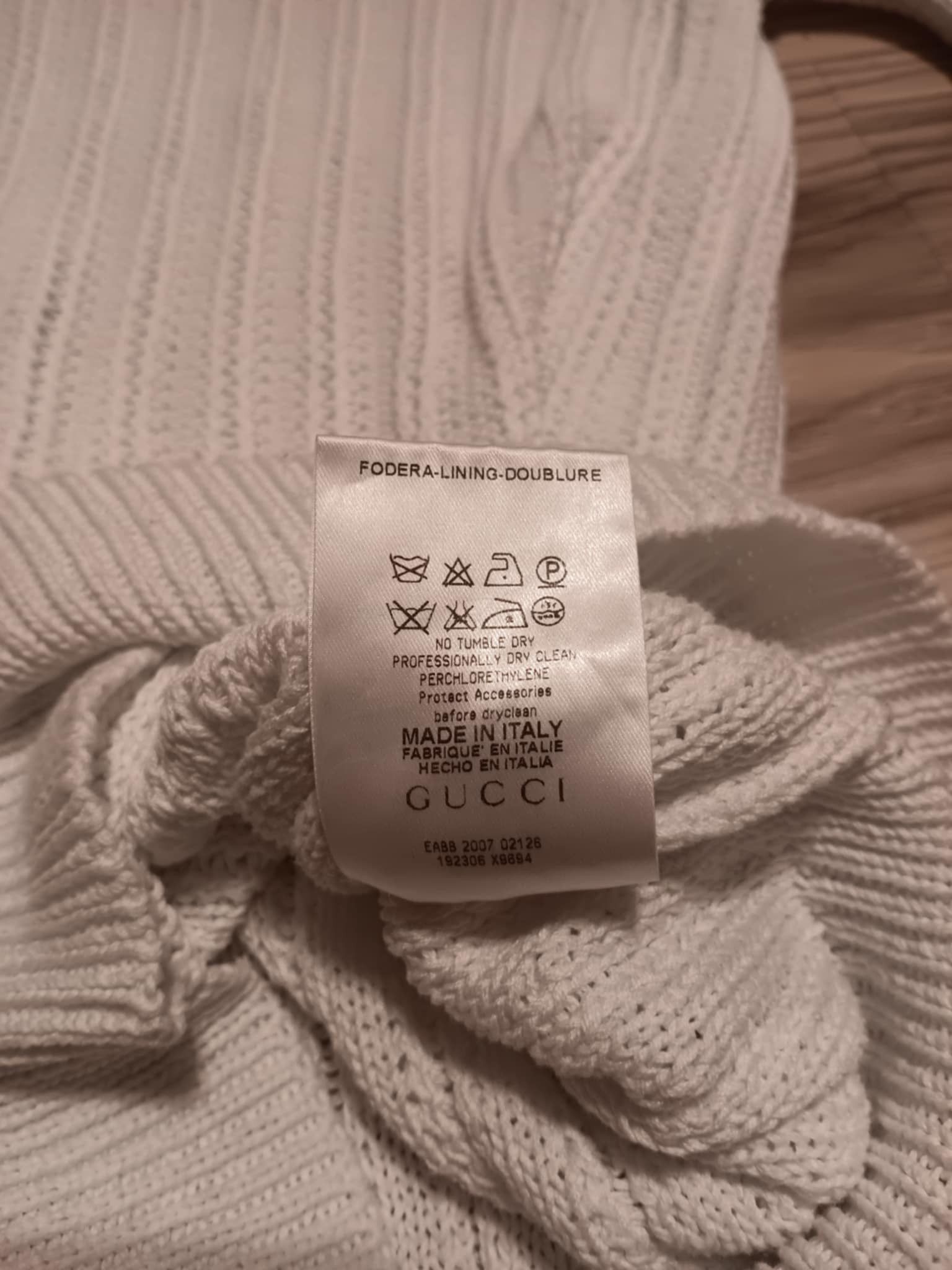 Gucci White Gucci sweater Size S / US 4 / IT 40 - 11 Thumbnail