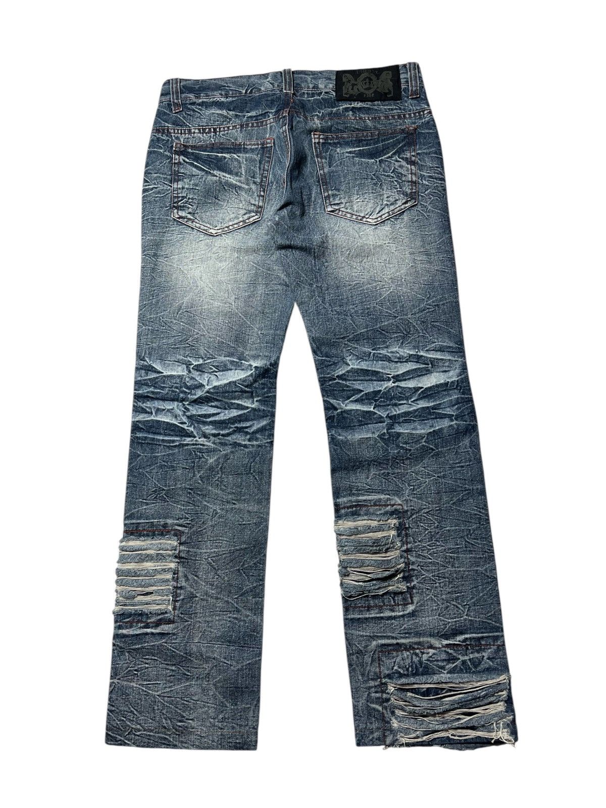 Japanese Brand Vintage Lowbox Y2k Undercover Style Distressed Pants Size US 30 / EU 46 - 10 Thumbnail