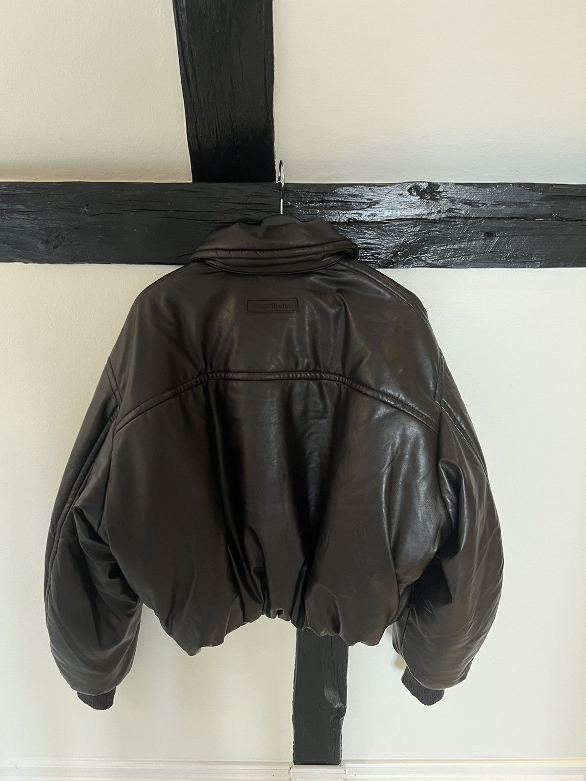 Acne Studios Acne Studios Coated Bomber Jacket – Dark Brown Size L / US 10 / IT 46 - 5 Thumbnail