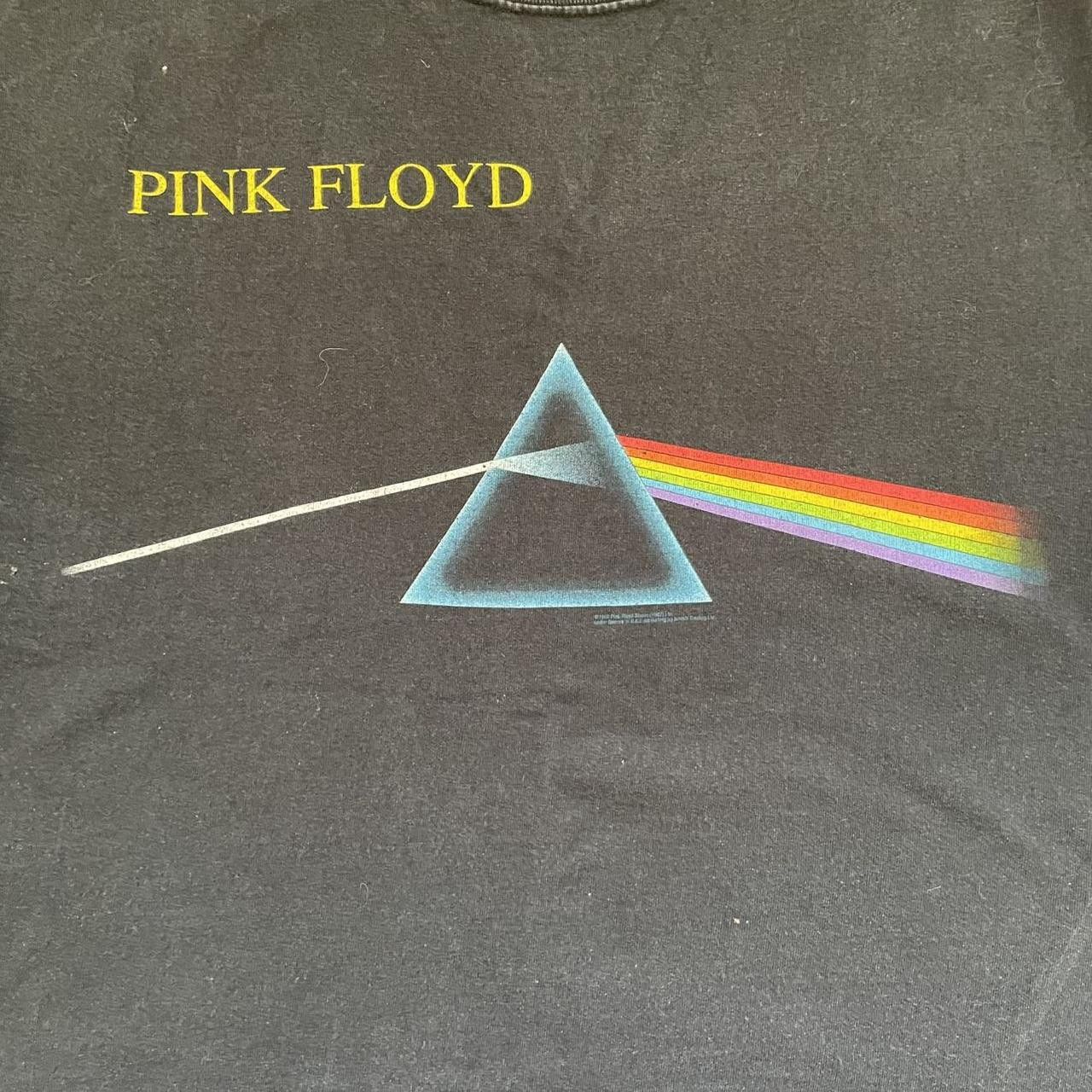 Band Tees × Vintage Vintage Y2K Pink Floyd Dark Side of the Moon Graphic Tee Size US M / EU 48-50 / 2 - 3 Thumbnail