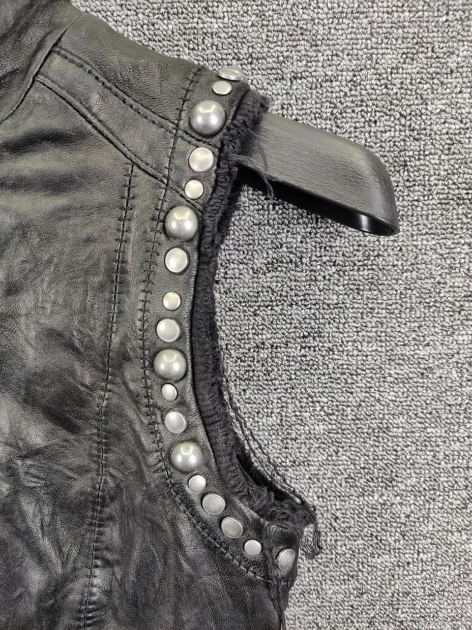 Zadig & Voltaire Zadig & Voltaire Lamb Leather Bondage Vest Size US M / EU 48-50 / 2 - 2 Thumbnail