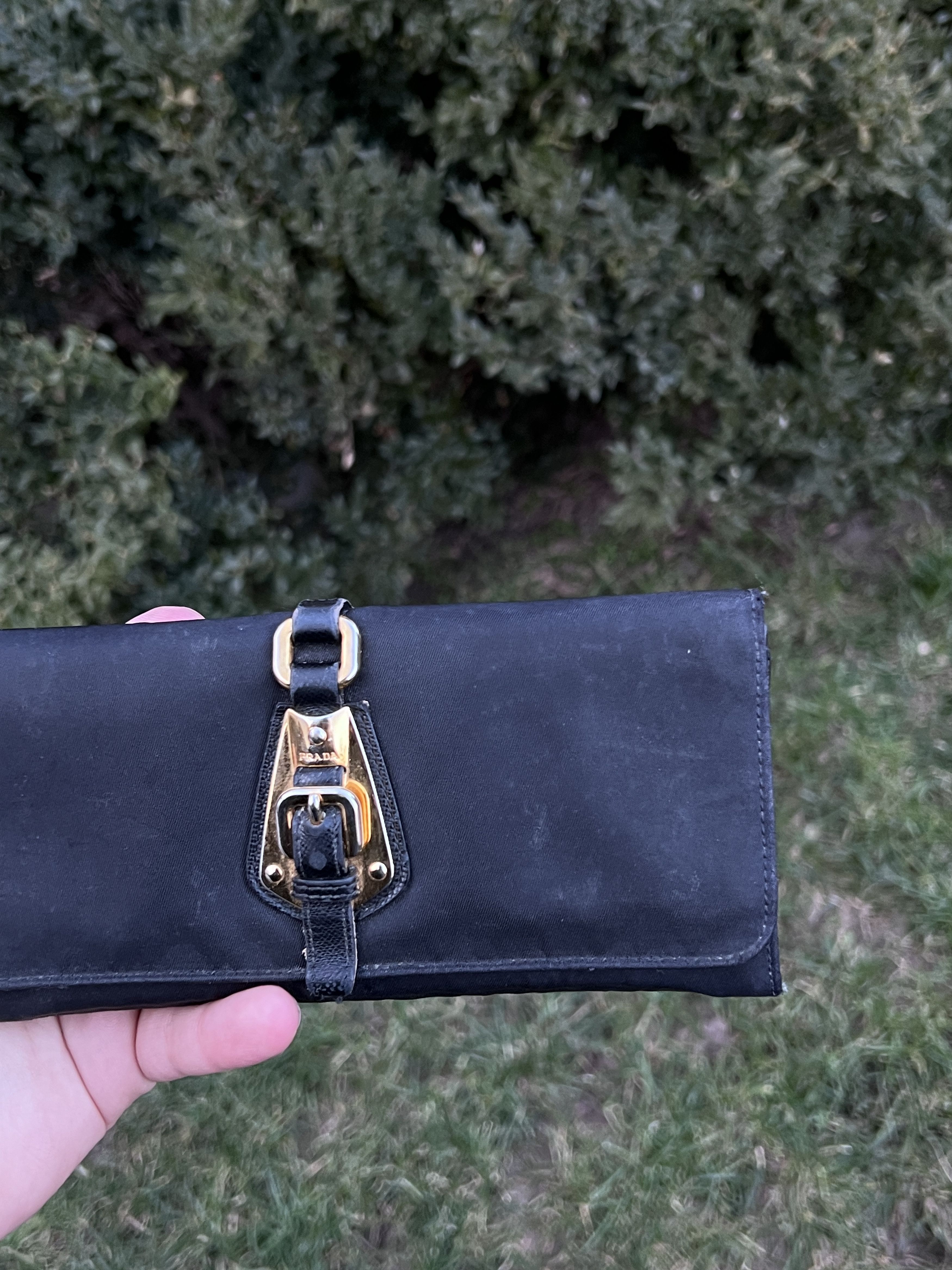 Prada Prada Vintage Y2K Nylon Wallet Size ONE SIZE - 3 Thumbnail