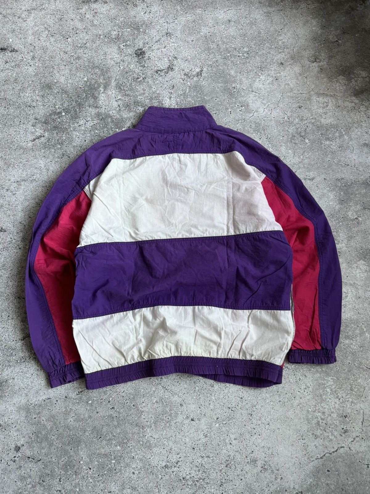 Reebok Vintage Reebok Y2K 1/3 nylon hoodie light jacket Size US M / EU 48-50 / 2 - 11 Thumbnail