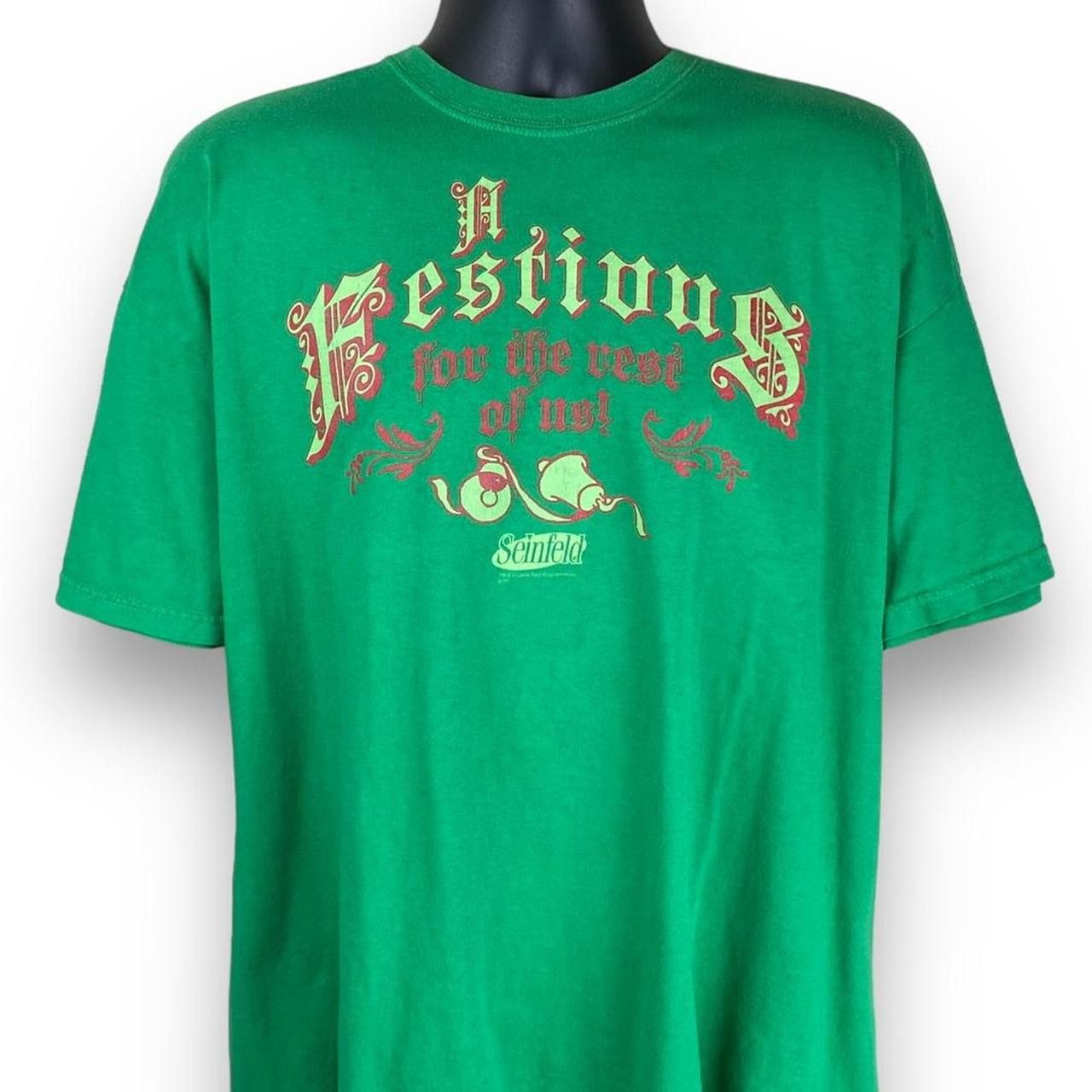 Vintage Vintage Seinfeld Festivus Sitcom Funny Comedy Tshirt Size US XL / EU 56 / 4 - 1 Thumbnail