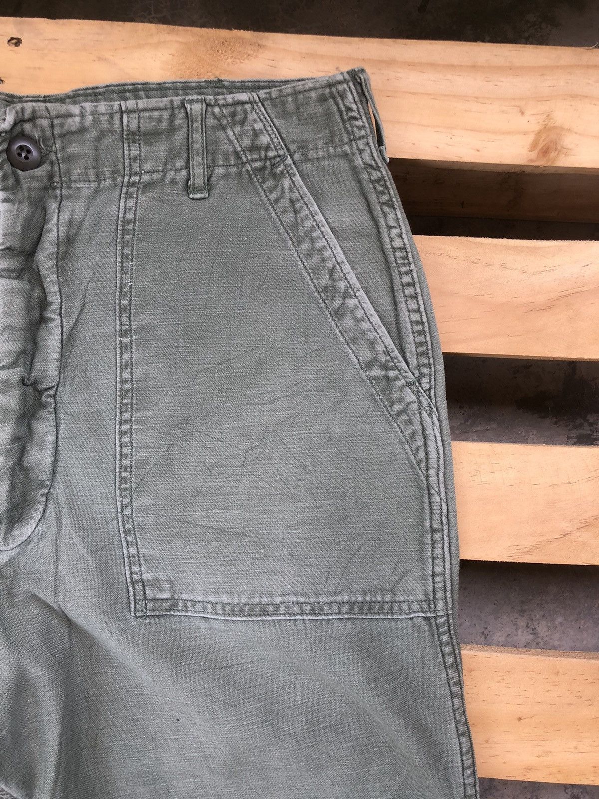 Vintage Vintage 60s 70s OG 107 US Army Utility Pants Size US 34 / EU 50 - 4 Thumbnail