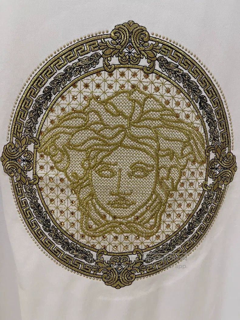 Versace Versace White short-sleeved T-shirt Size US L / EU 52-54 / 3 - 2 Thumbnail