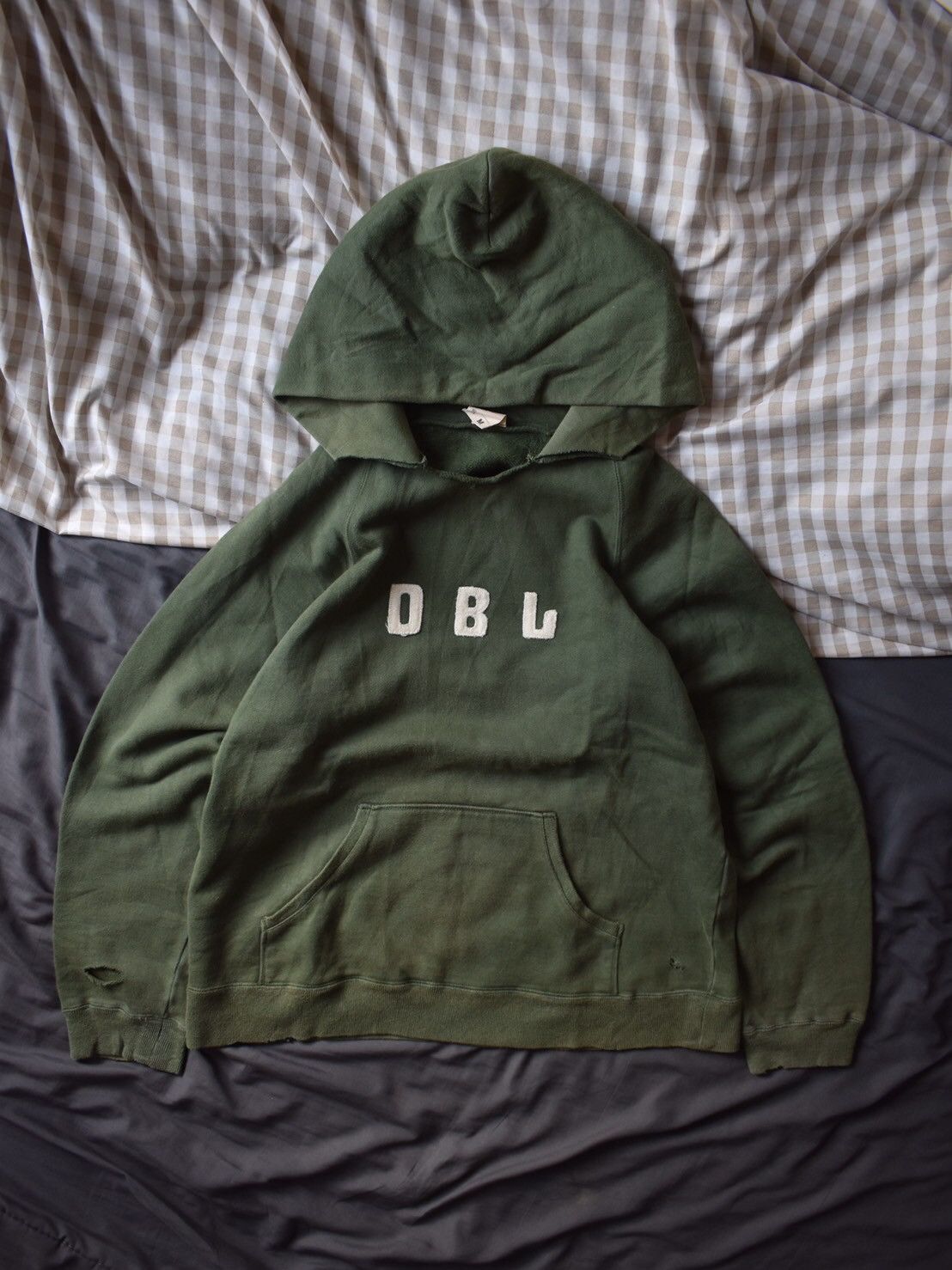 Beauty Beast × Japanese Brand Faded Green Double Name Distressed Hoodie Size US M / EU 48-50 / 2 - 1 Thumbnail