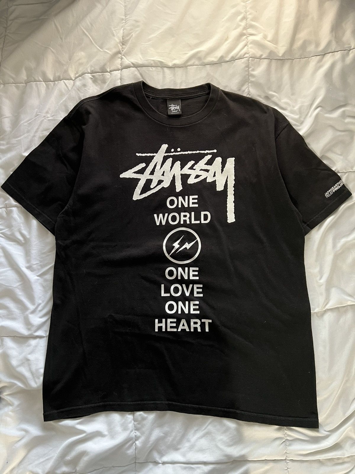 RARE Stussy x Fragment Collab Tee Shirt buy From Japan