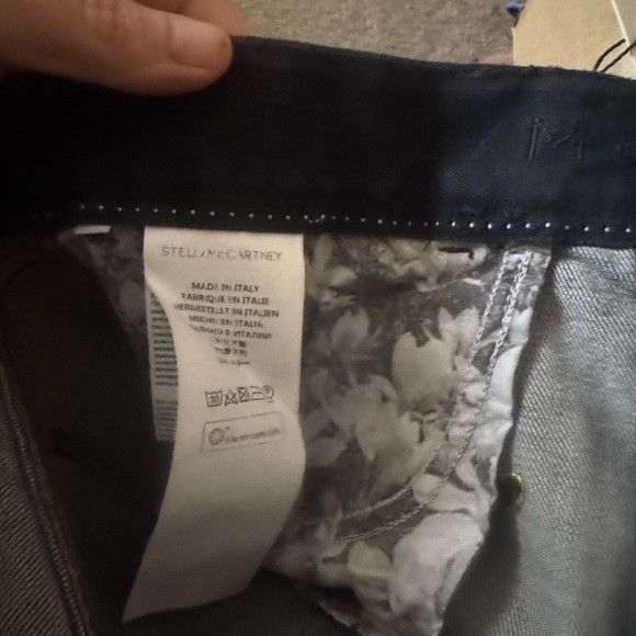Stella McCartney The Skinny Boyfriend embroidered mid rise slim leg jeans Size 31" - 8 Thumbnail