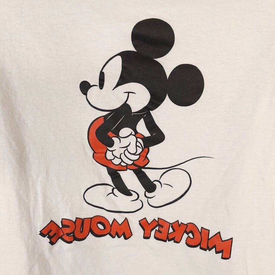 Disney Mickey Mouse T Shirt Mens Size Large White Walt Disney Size US L / EU 52-54 / 3 - 4 Thumbnail