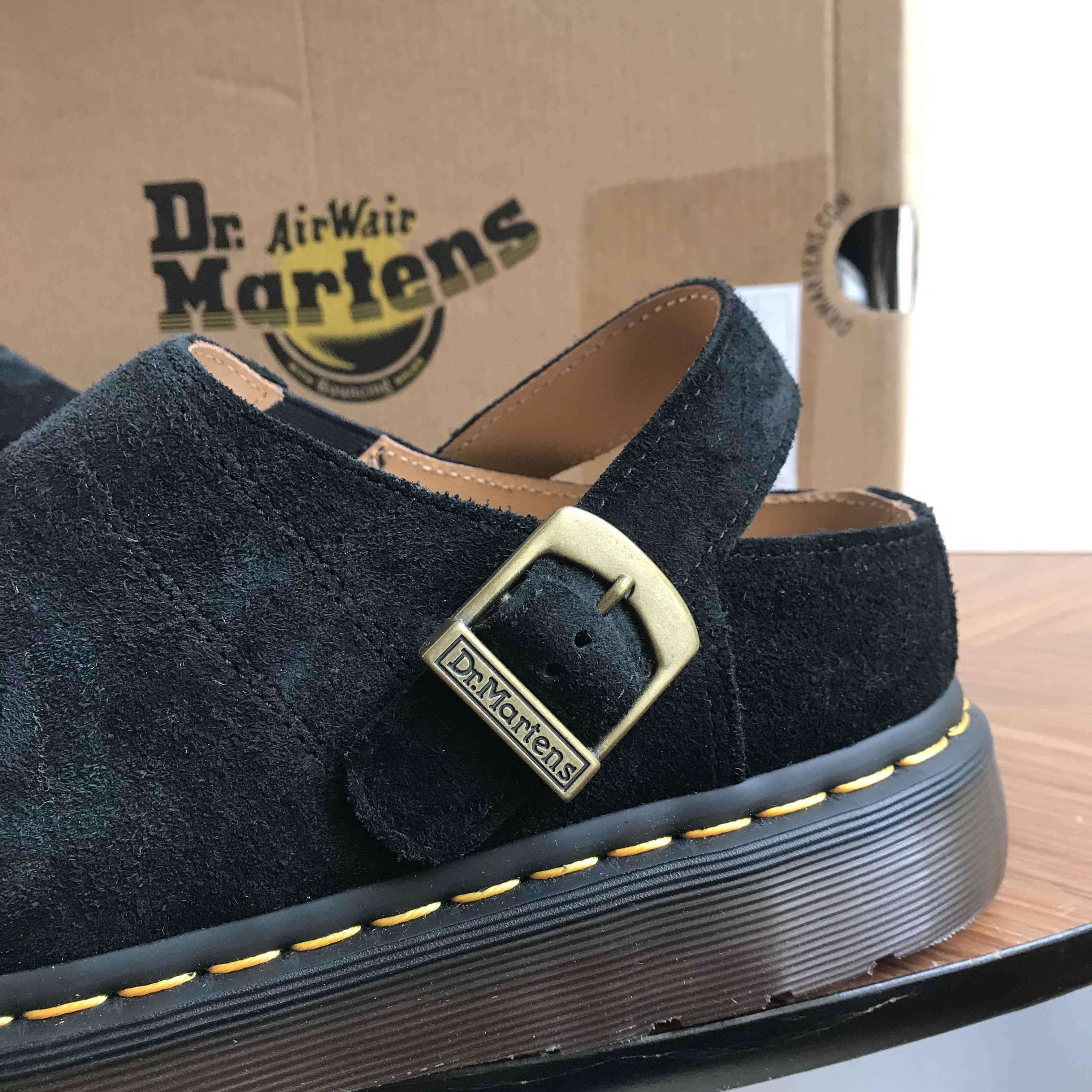 Dr. Martens Dr Martens Isham Dessert Oasis Suede Yellow Stitch Shoe Size US 9 / EU 42 - 3 Thumbnail