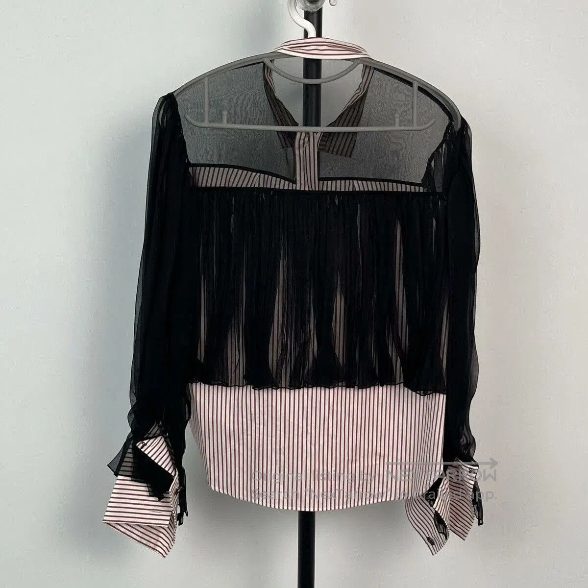 Chanel Chanel Lace Patchwork Shirt. Size XXS / US 00 / IT 34 - 2 Thumbnail