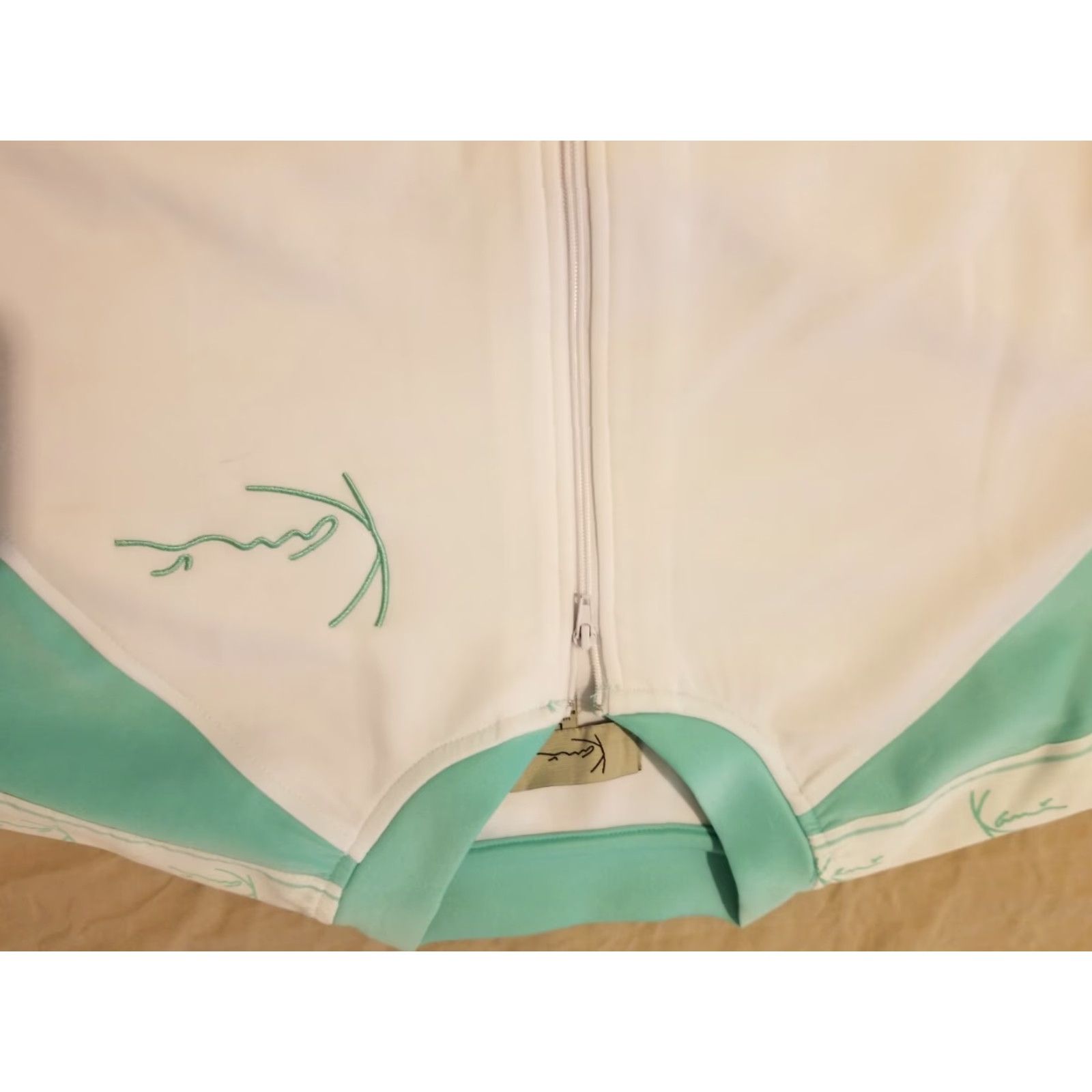Karl Kani VINTAGE Karl Kani Jacket Mens L Bomber Jacket Green White Size US L / EU 52-54 / 3 - 2 Thumbnail