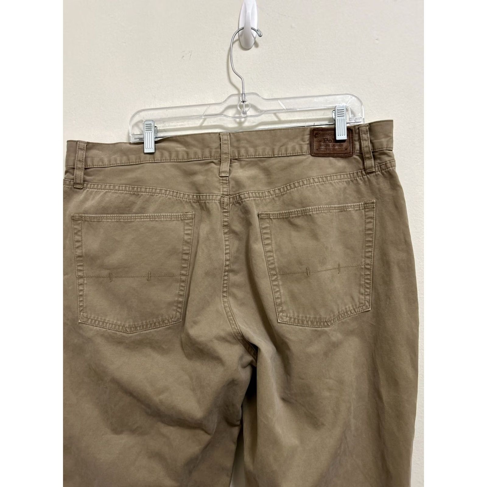 Polo Ralph Lauren VINTAGE Polo Ralph Lauren Pants Mens 38x30 Tan Authentic Dungarees Straight Khaki Size US M / EU 48-50 / 2 - 7 Thumbnail