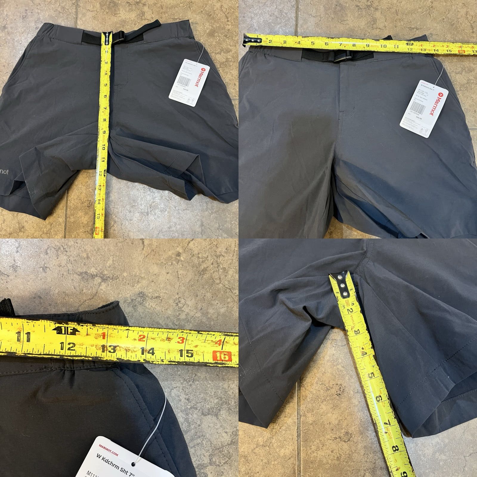 Marmot Marmot Women's Kodachrome 5” Shorts Hiking Casual Outdoors Dark Steel Size 2 Gray Nylon Elastane Regular UV Quick Dry Pockets Zipper Button Size 26" / US 2 / IT 38 - 8 Thumbnail