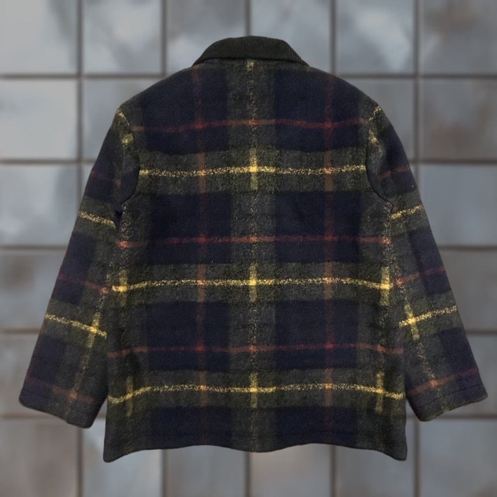 Pendleton Pendleton Jacket Womens Small Blue Plaid Wool Blend Pea Coat Button Lined NWT Size S / US 4 / IT 40 - 1 Thumbnail