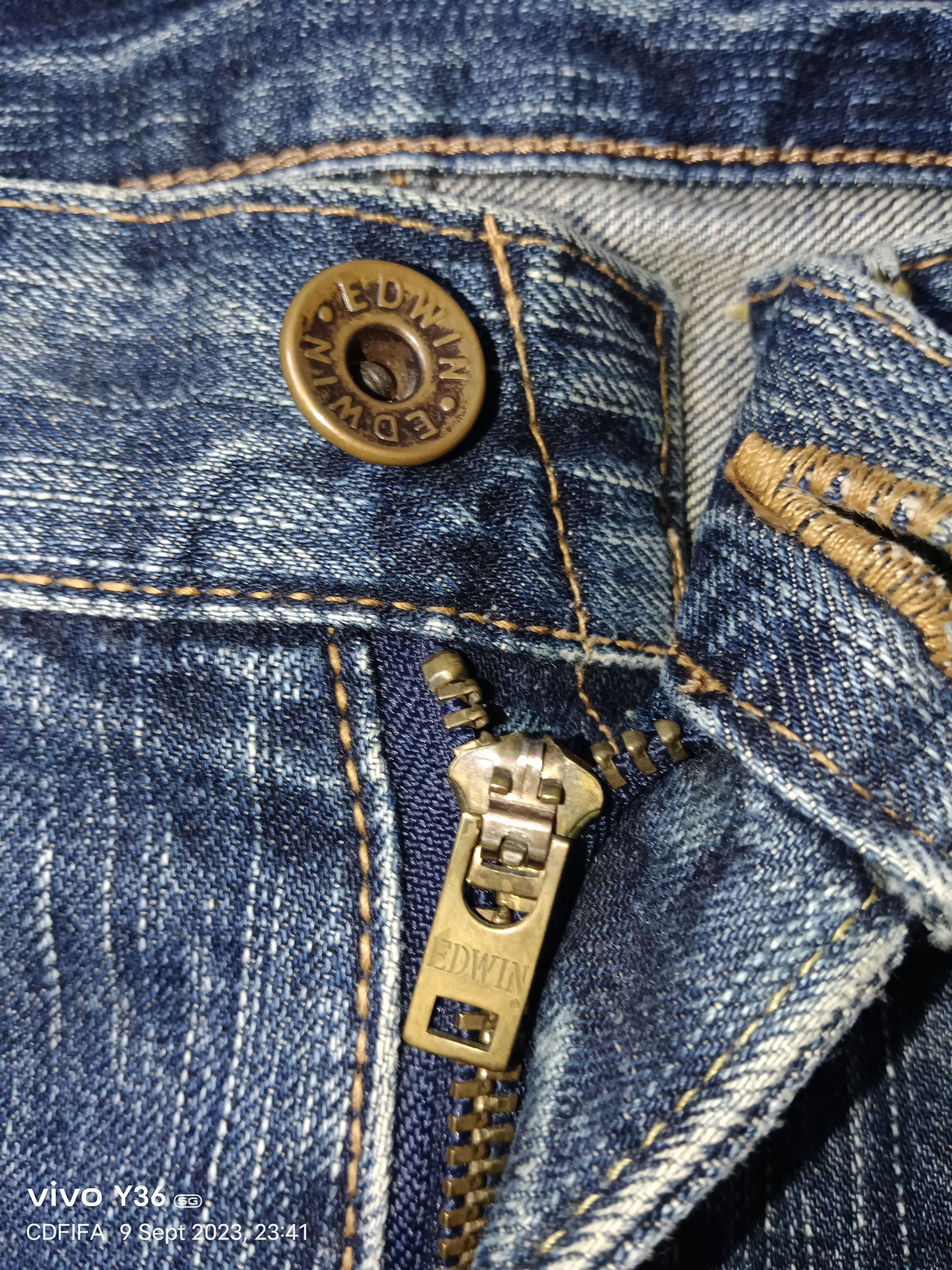 Edwin 90's❗Edwin 505ZX Selvedge Distressed Denim Size US 30 / EU 46 - 9 Thumbnail
