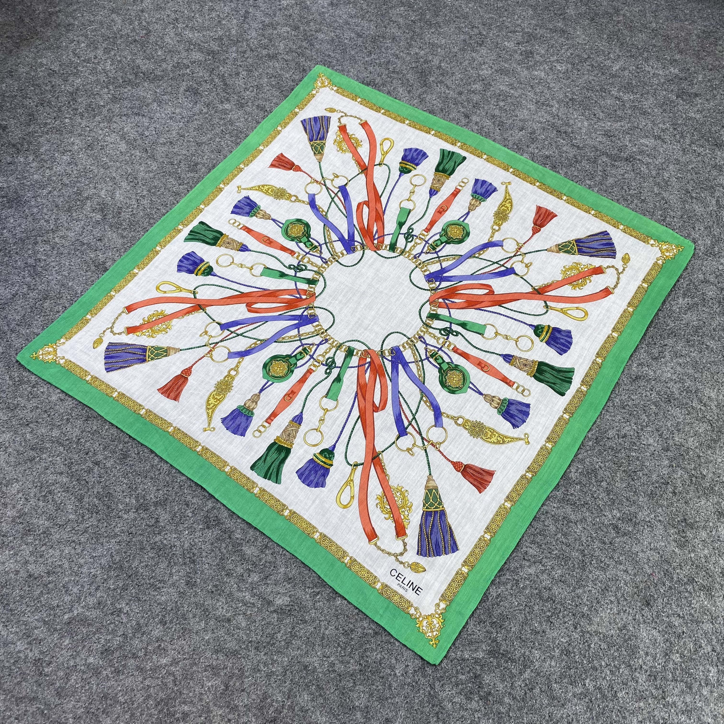 Celine Celine Handkerchief / Bandana / Neckerchief-B2132 Size ONE SIZE - 4 Thumbnail