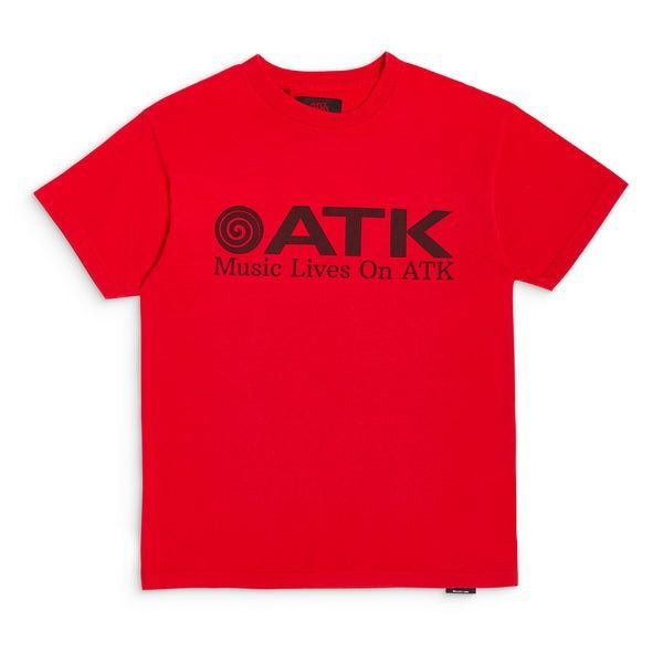 Gallery Dept. o1mle0226 Music Lives On ATK T-Shirt in Red Size US XL / EU 56 / 4 - 1 Thumbnail