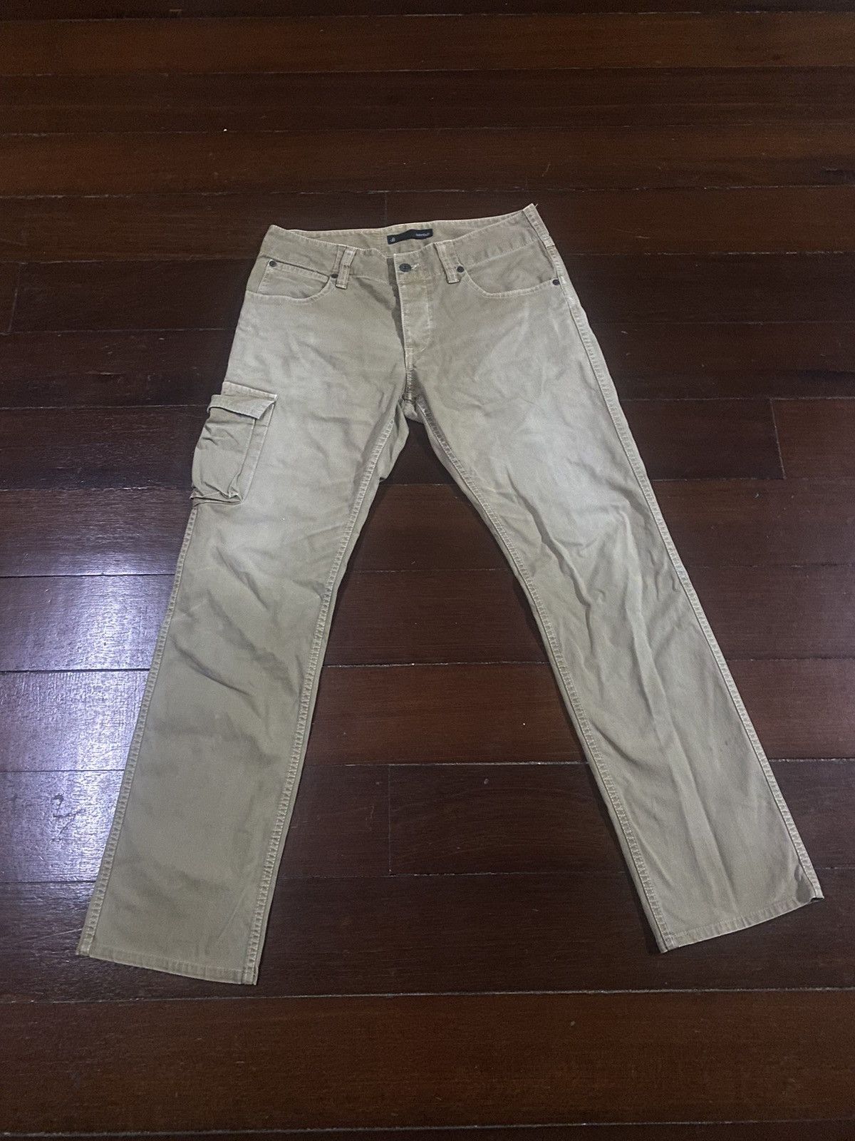 Blue Blue Japan Rare JOHNBULL cargo Denim Jeans faded Size US 31 - 1 Thumbnail