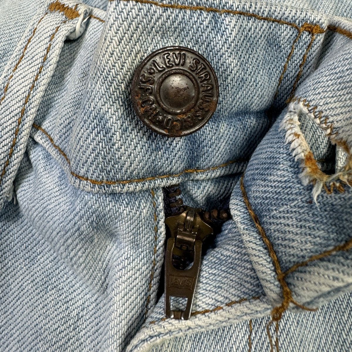 Levi's 💥Vintage 70s Levis 515 Sick Light Blue Denim Pant Size US 32 / EU 48 - 8 Thumbnail