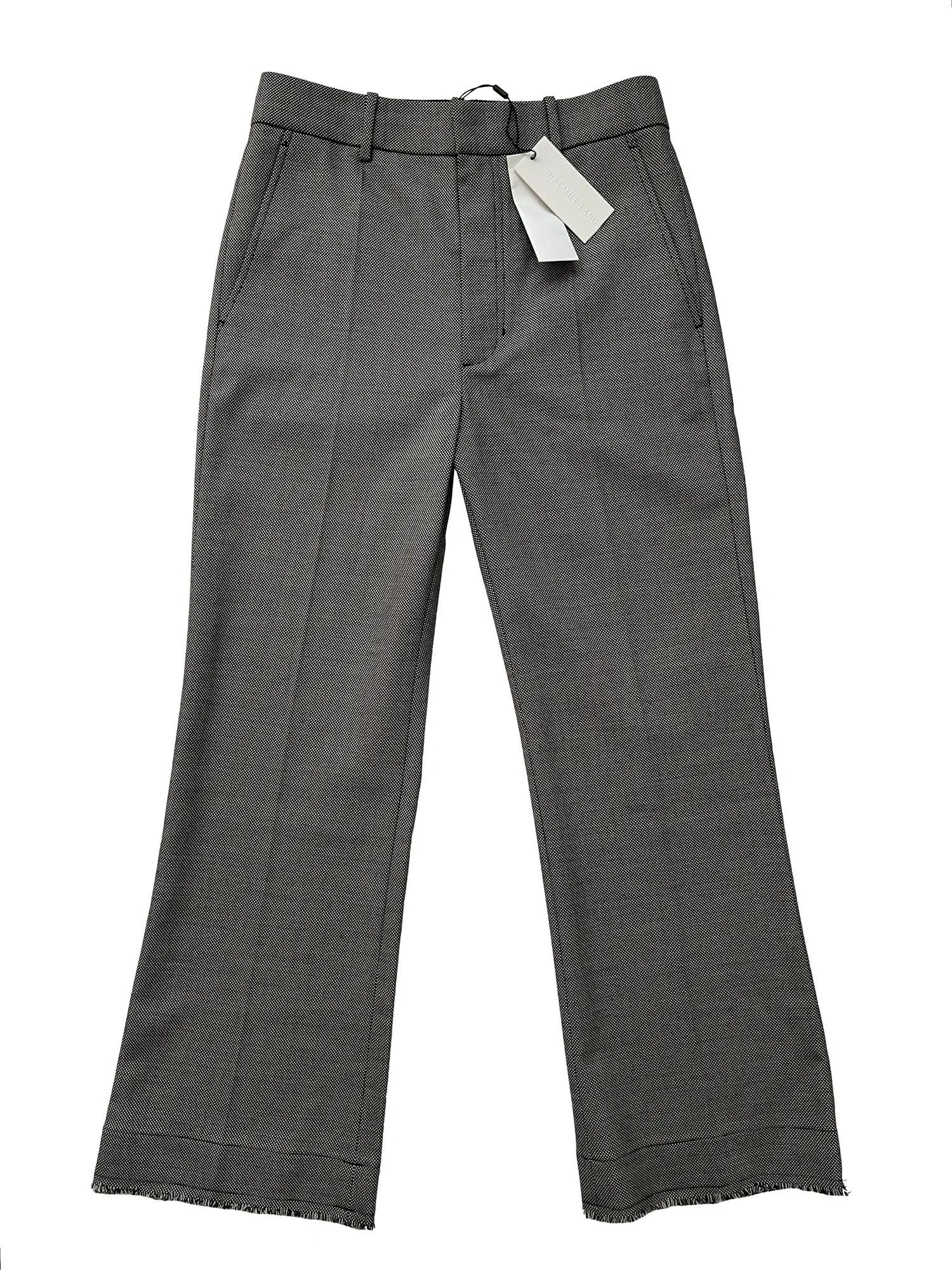 Helmut Lang ⚡️QUICK SALE⚡️Helmut Lang Black White Pattern Trousers Size 26" / US 2 / IT 38 - 1 Thumbnail